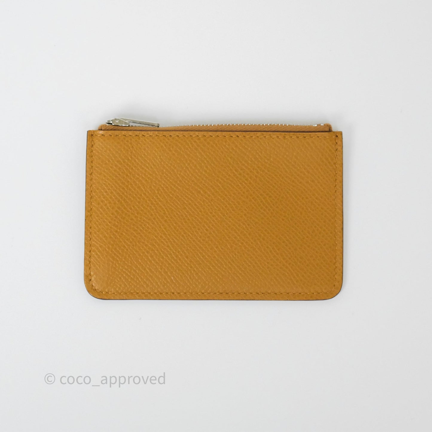Hermès Constance Slim Wallet Sesame 2S Epsom Palladium Hardware