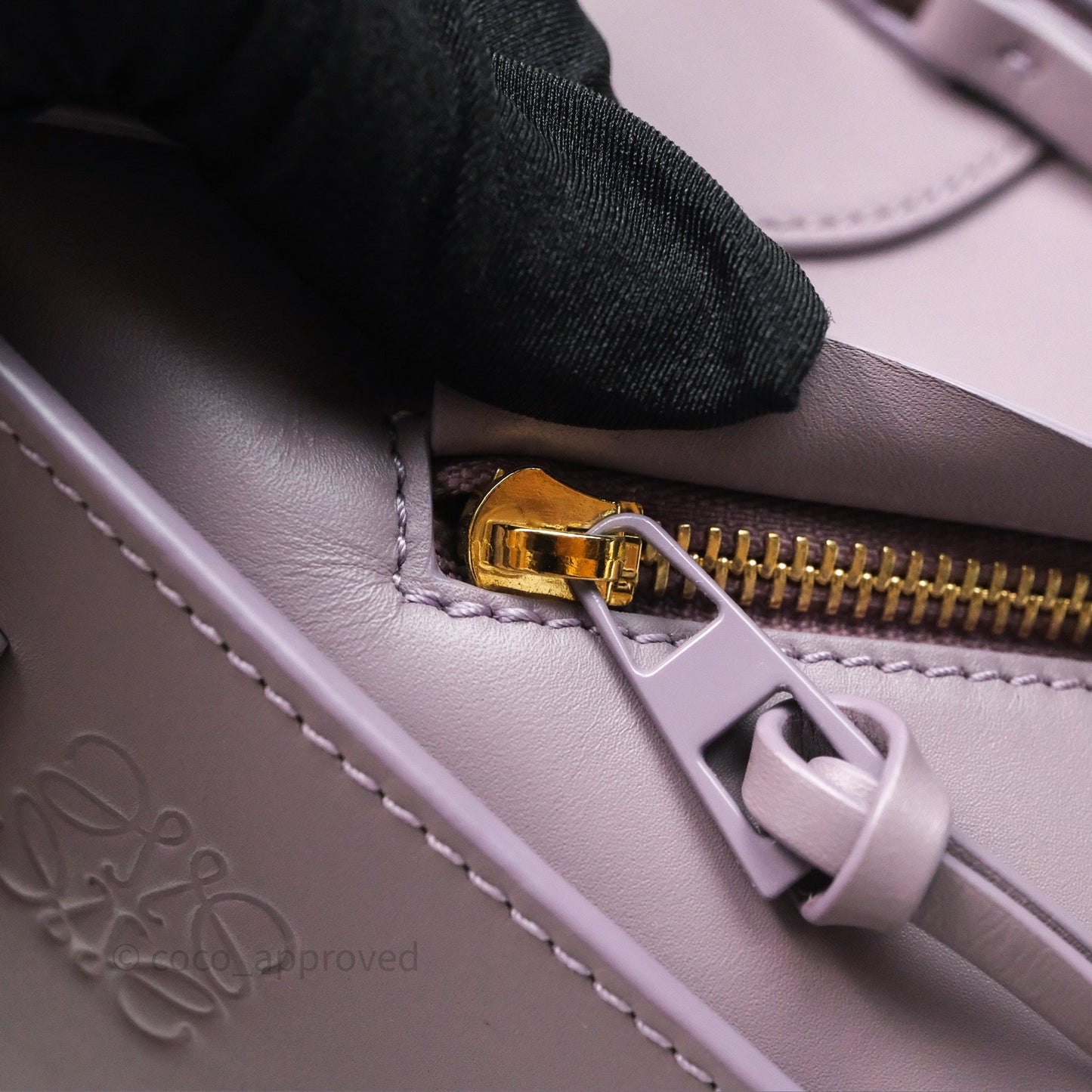 Loewe Small Hammock Shoulder Bag Calfskin Purple