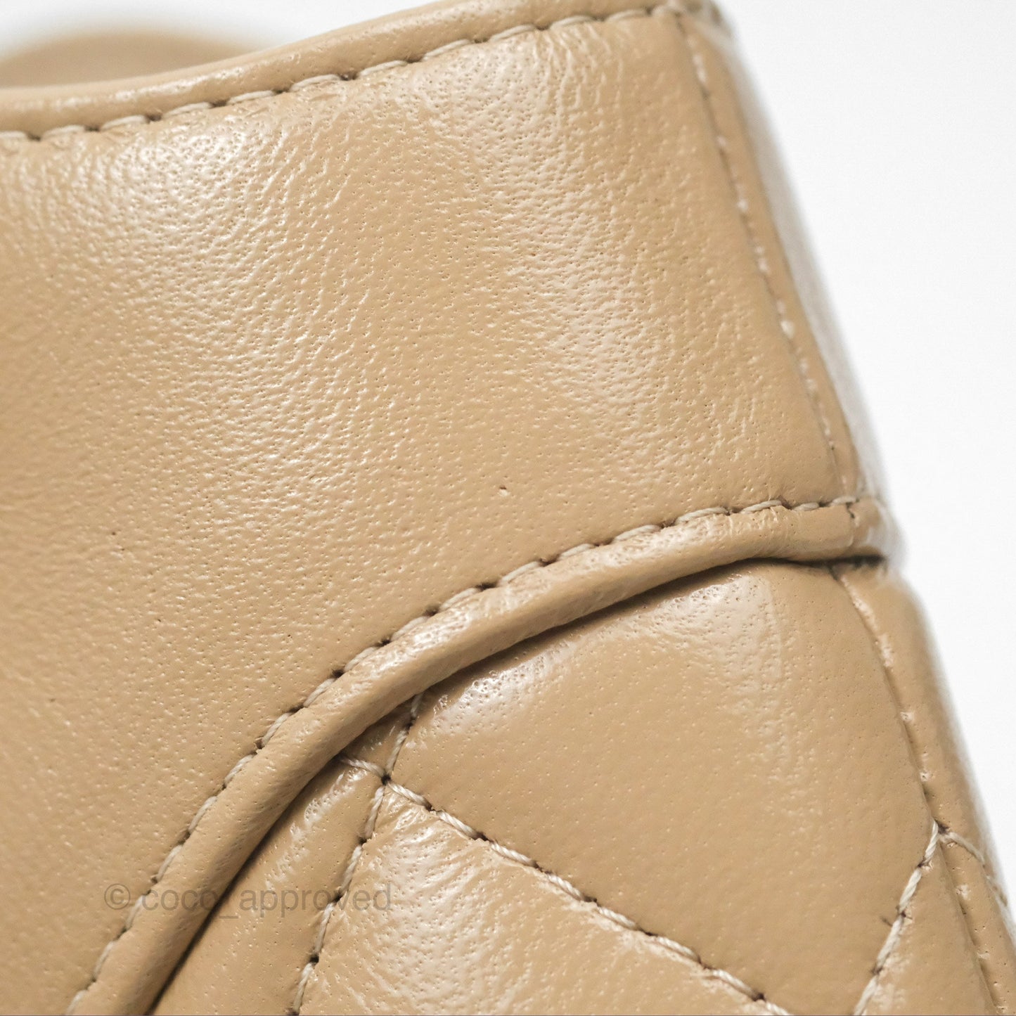 Chanel Micro 31 Beige Bucket Bag Shiny Calfskin Gold Hardware