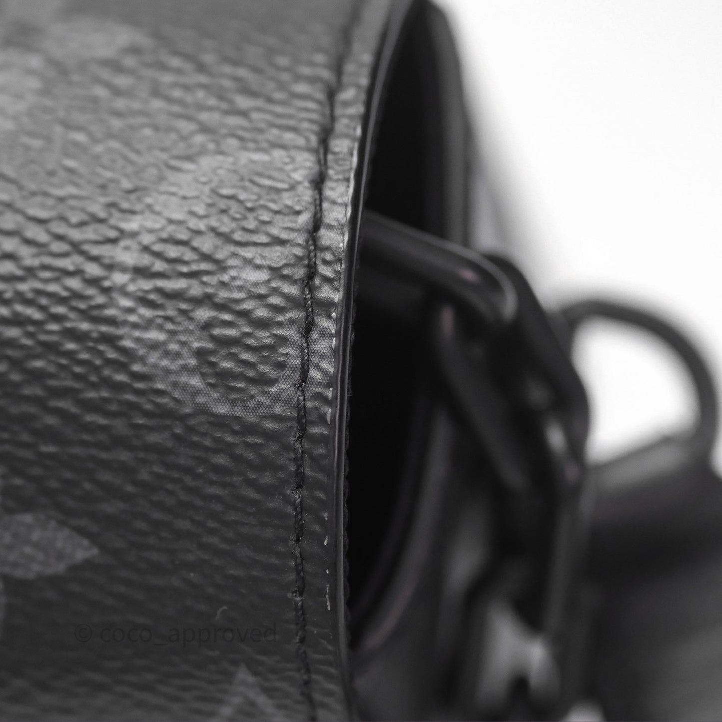 Louis Vuitton Steamer Wearable Wallet Monogram Eclipse Canvas