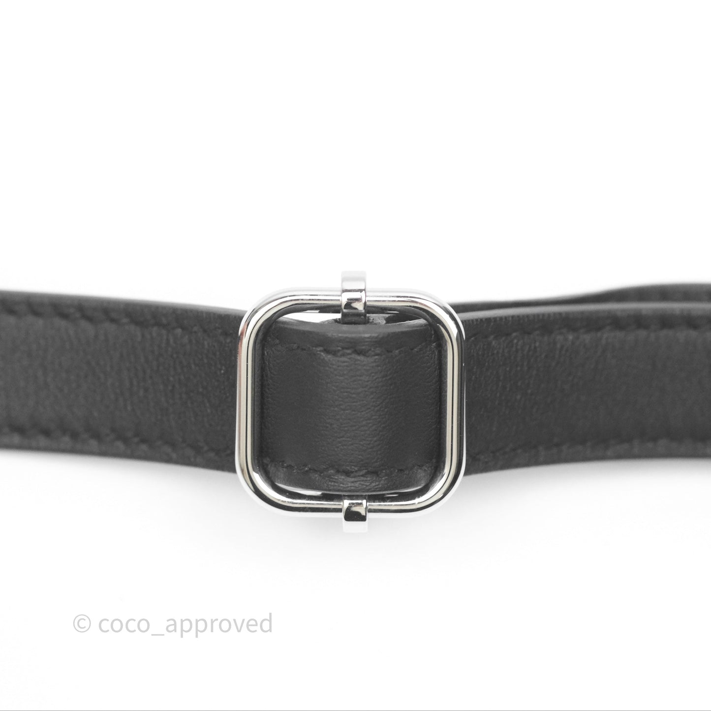 Hermes In-The-Loop Belt Bag Noir 89 Swift Palladium Hardware