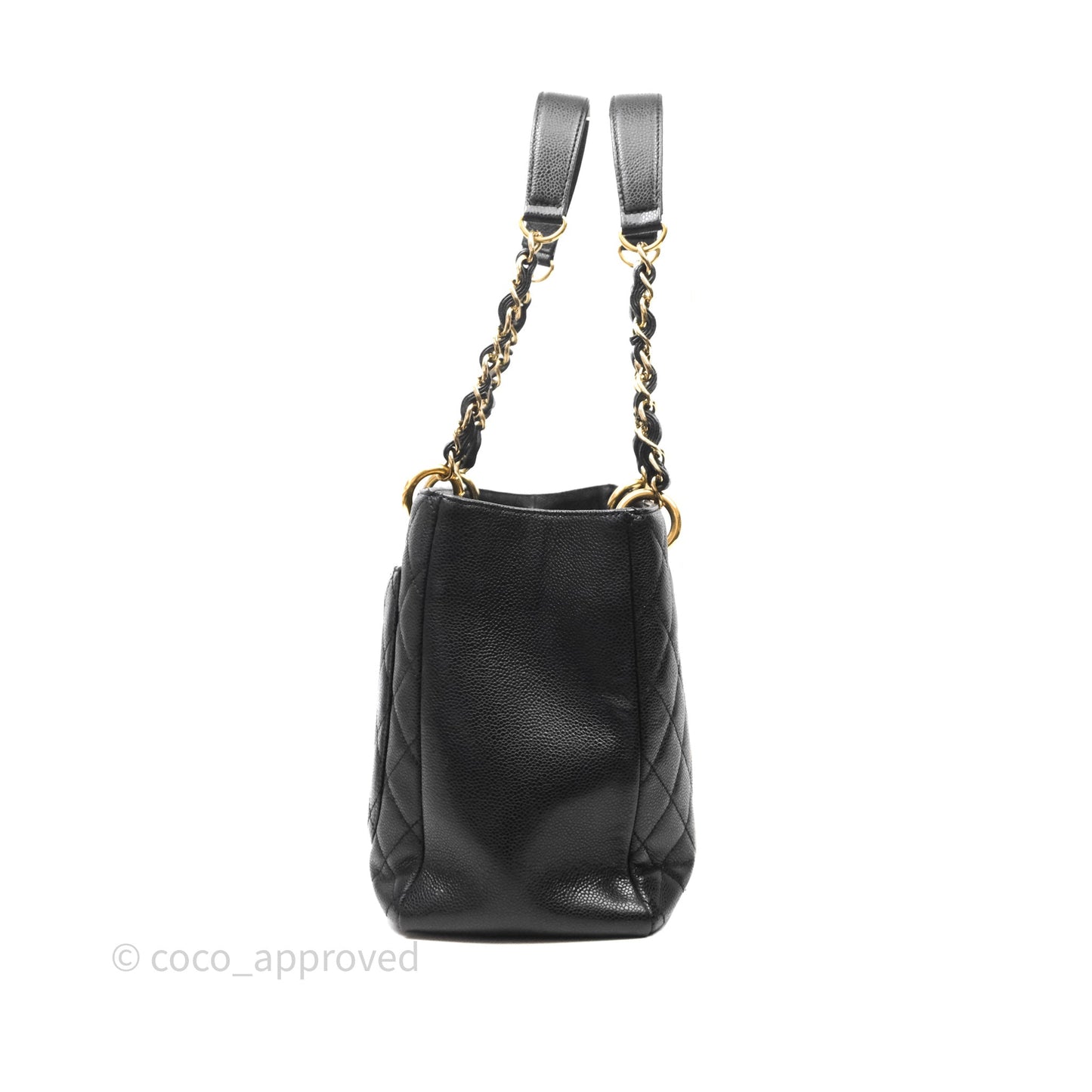 Chanel GST Black Caviar Gold Hardware