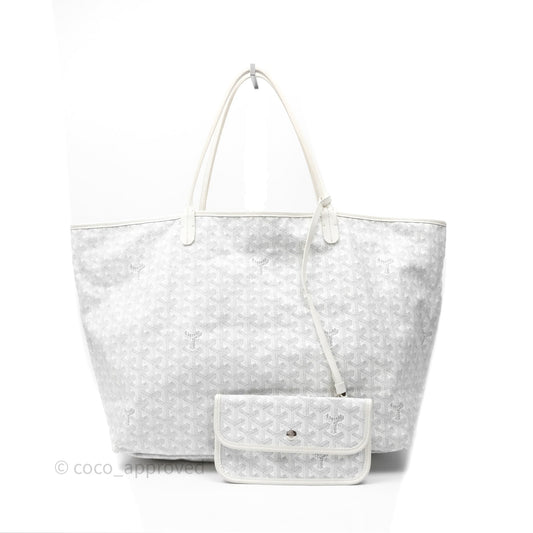 Goyard Saint Louis Tote Bag GM Blanc White