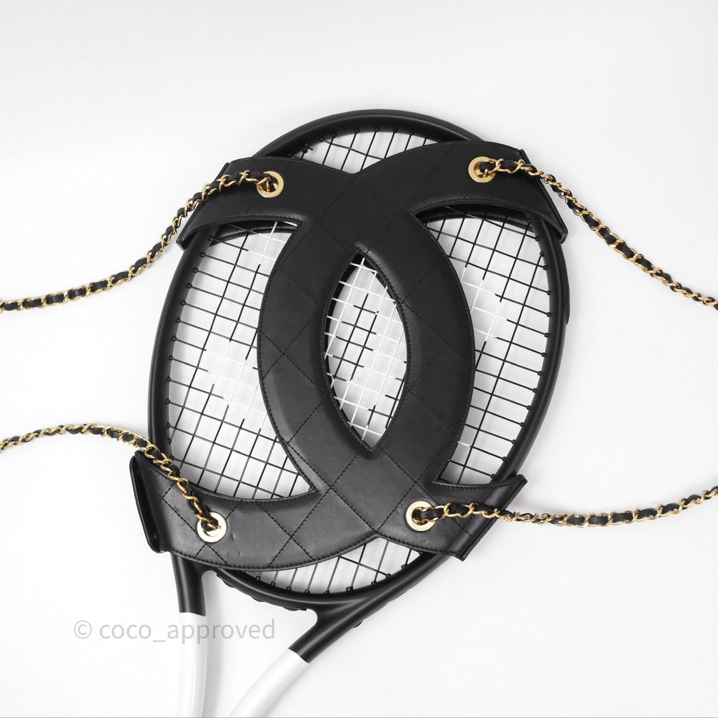 Chanel Tennis Racket with Black CC Case