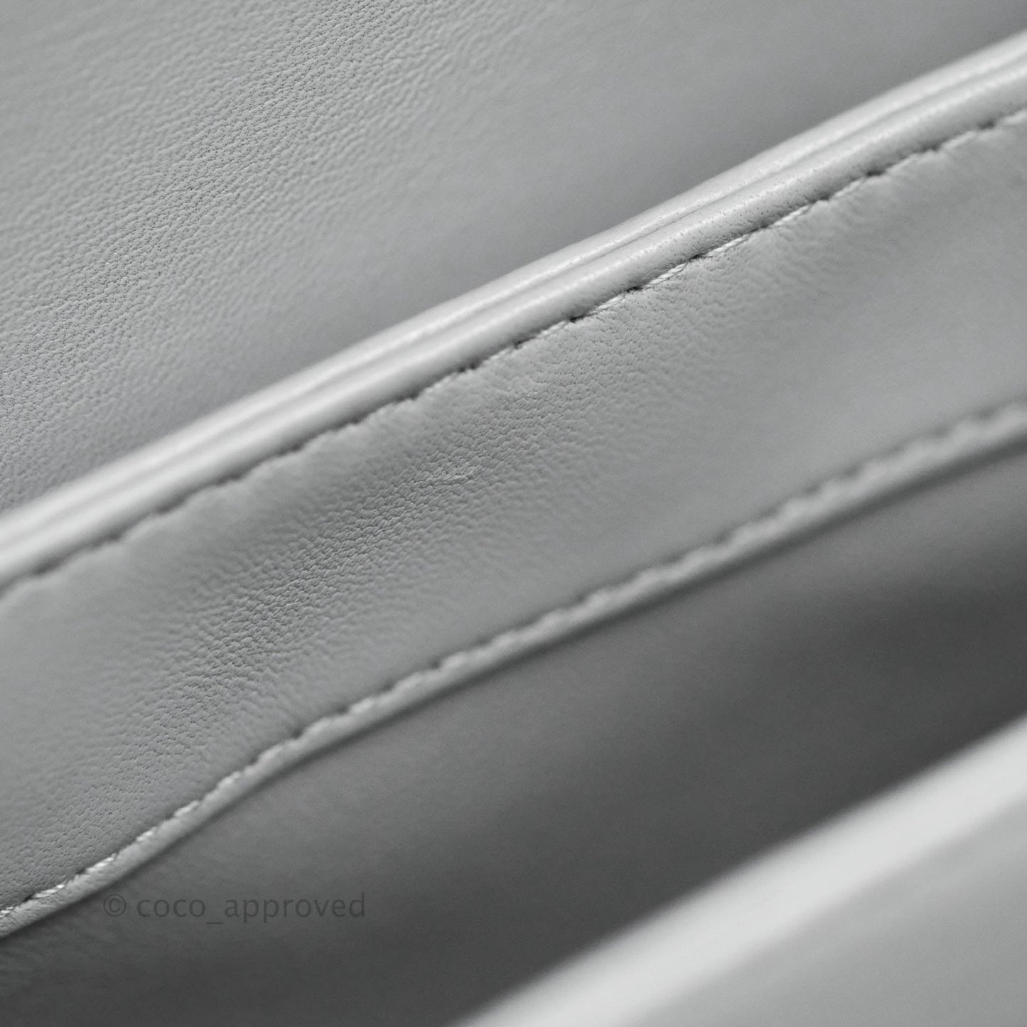 Chanel Quilted Trendy CC Small Grey Lambskin Gold Hardware