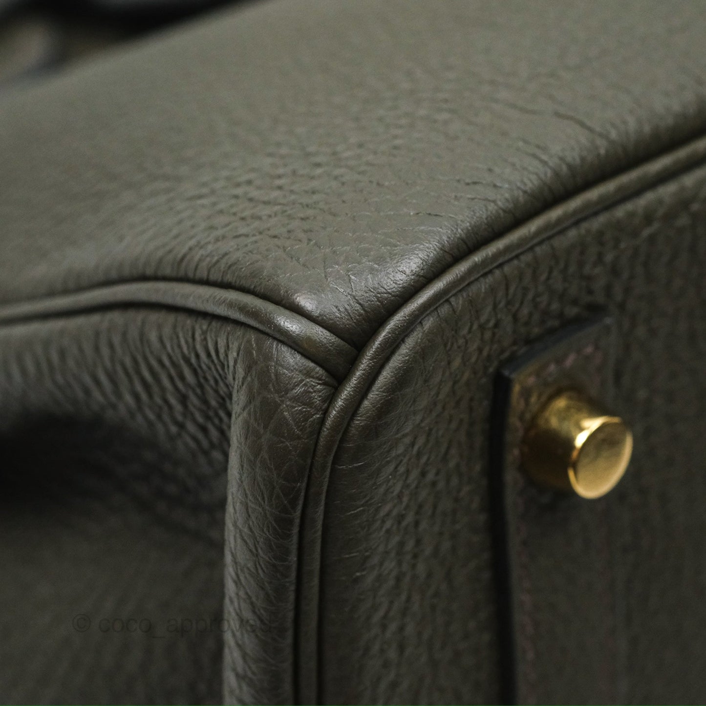 Hermès Birkin 30 Vert de Gris C6 Togo Gold Hardware