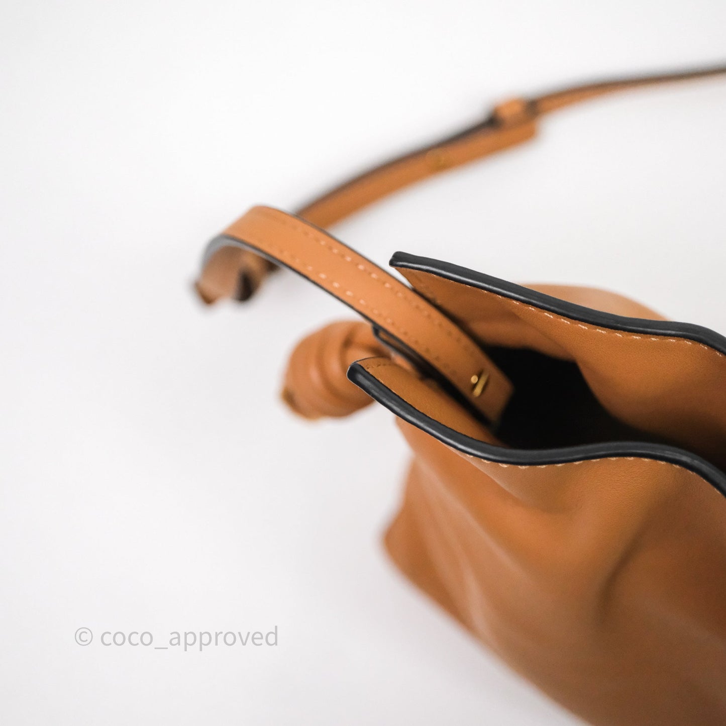 Loewe Flamenco Clutch Mini Bag Gold
