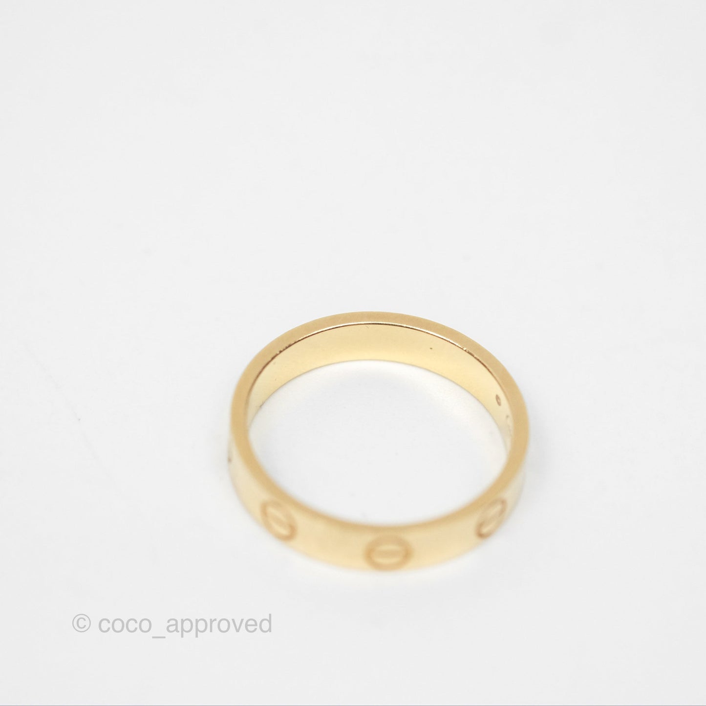 Cartier Love Band Ring Yellow Gold