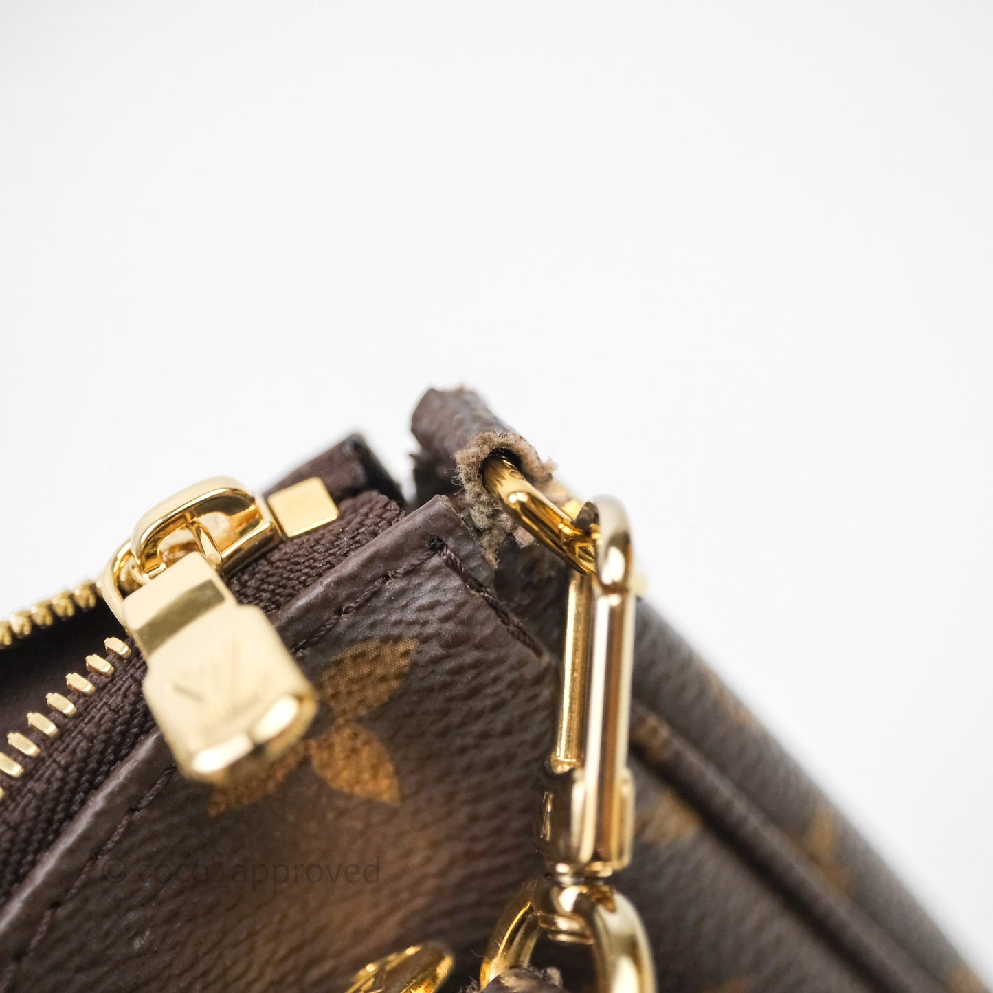 Louis Vuitton Multi Pochette Accessories Khaki Monogram Canvas