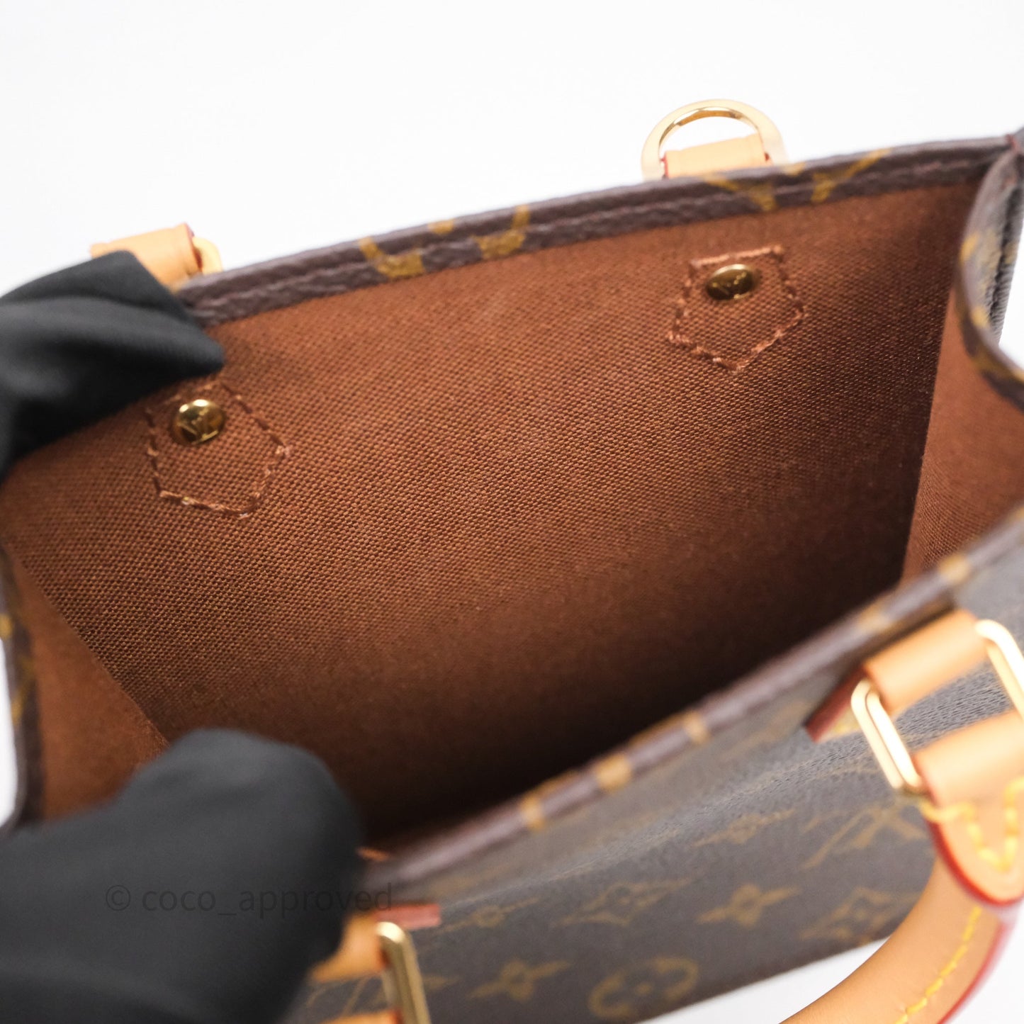 Louis Vuitton Petit Sac Plat Bag Monogram Canvas