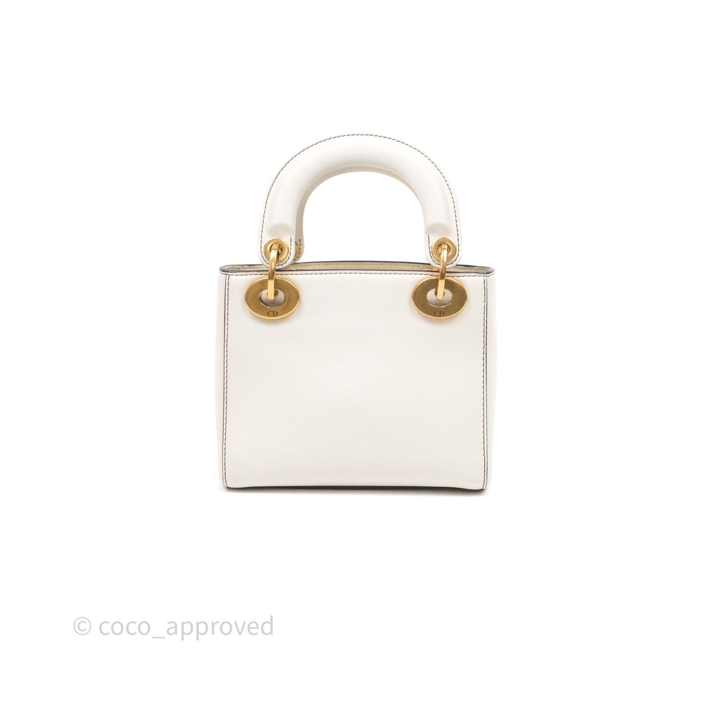 Christian Dior Mini Lady Dior Niki De Saint Phalle Calfskin White