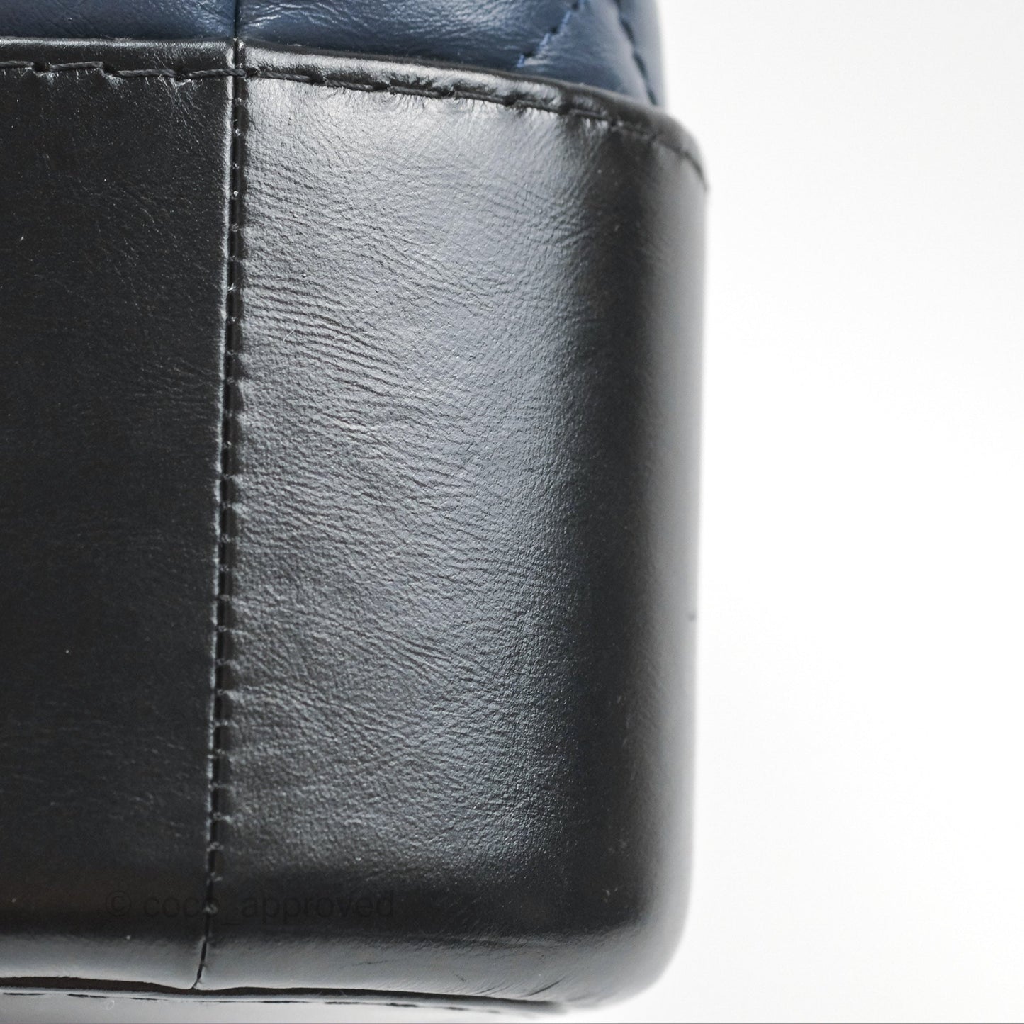 Chanel New Medium Gabrielle Hobo Quilted Navy Black Aged Calfskin
