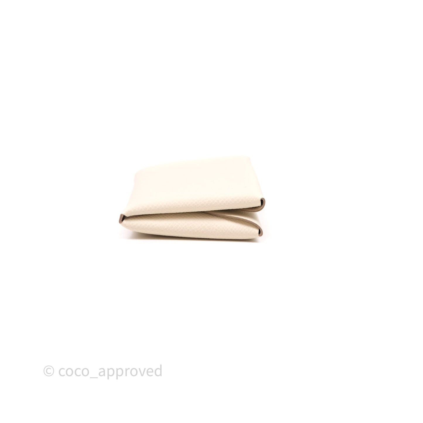 Hermès Calvi Duo Compact Card Holder Beton 8L Epsom