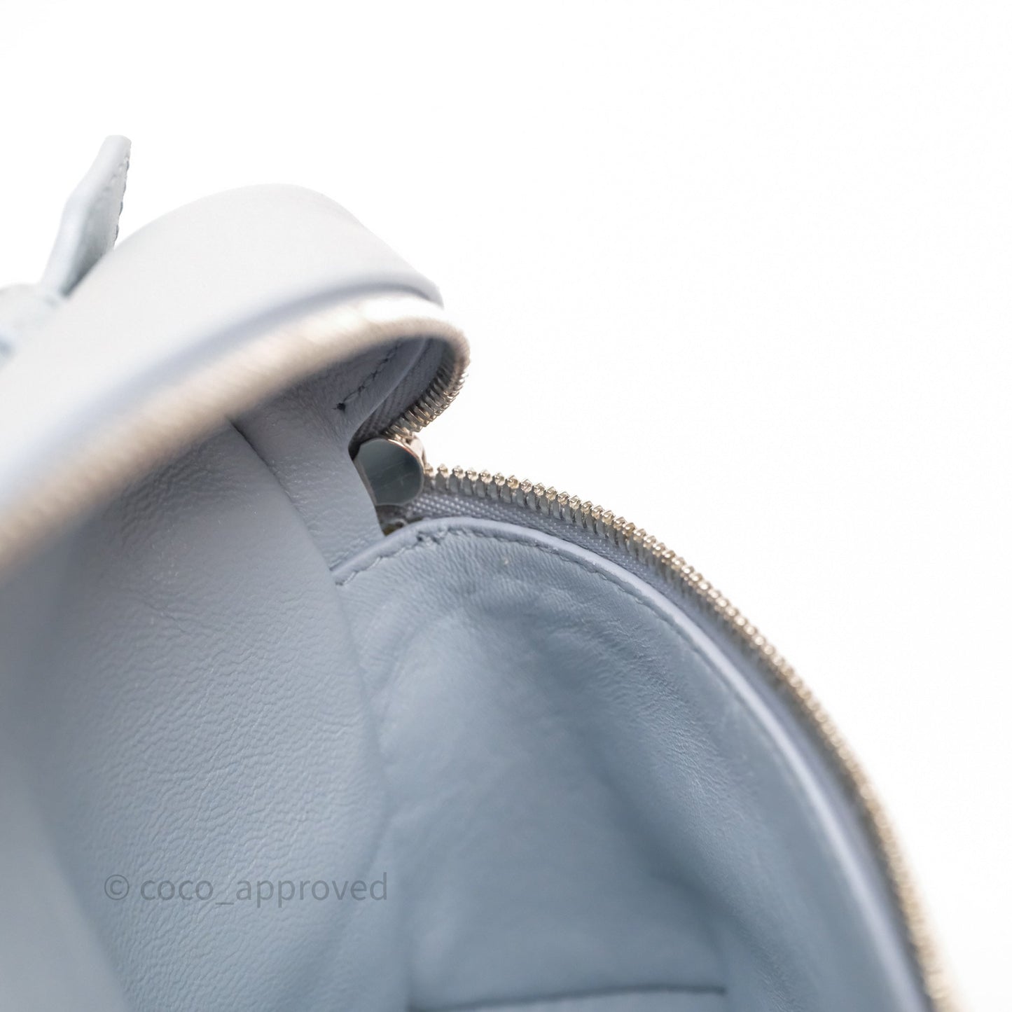 Loro Piana Extra Pocket L19 Light Blue Grained Calfskin