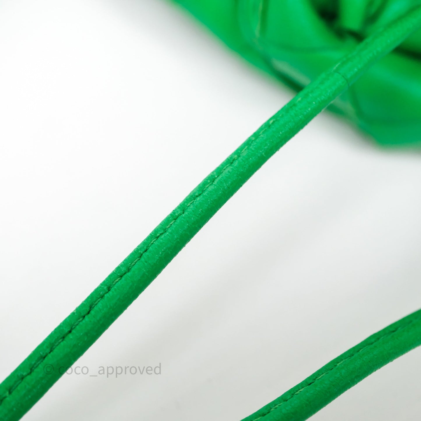 Bottega Veneta Mini Pouch Green Intrecciato Lambskin
