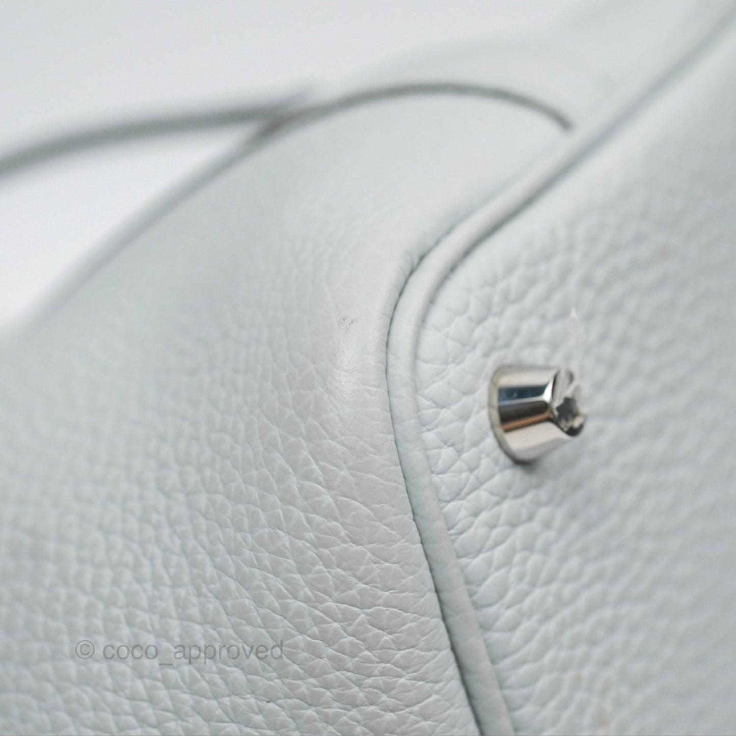 Hermès Picotin Lock 18 Bleu Pale Taurillon Clemence Palladium Hardware