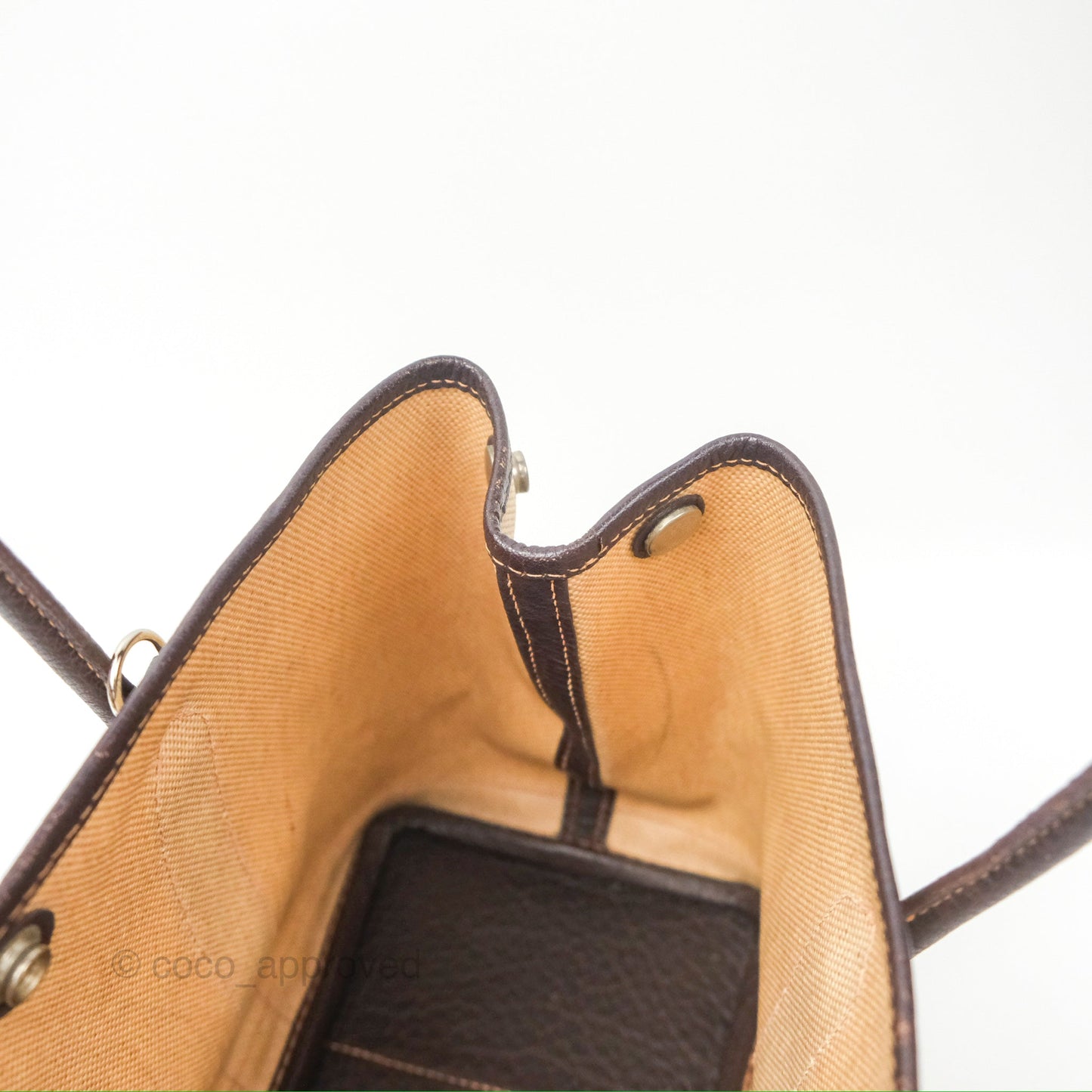 Hermès Garden Party 30 Canvas Brown/ Natural