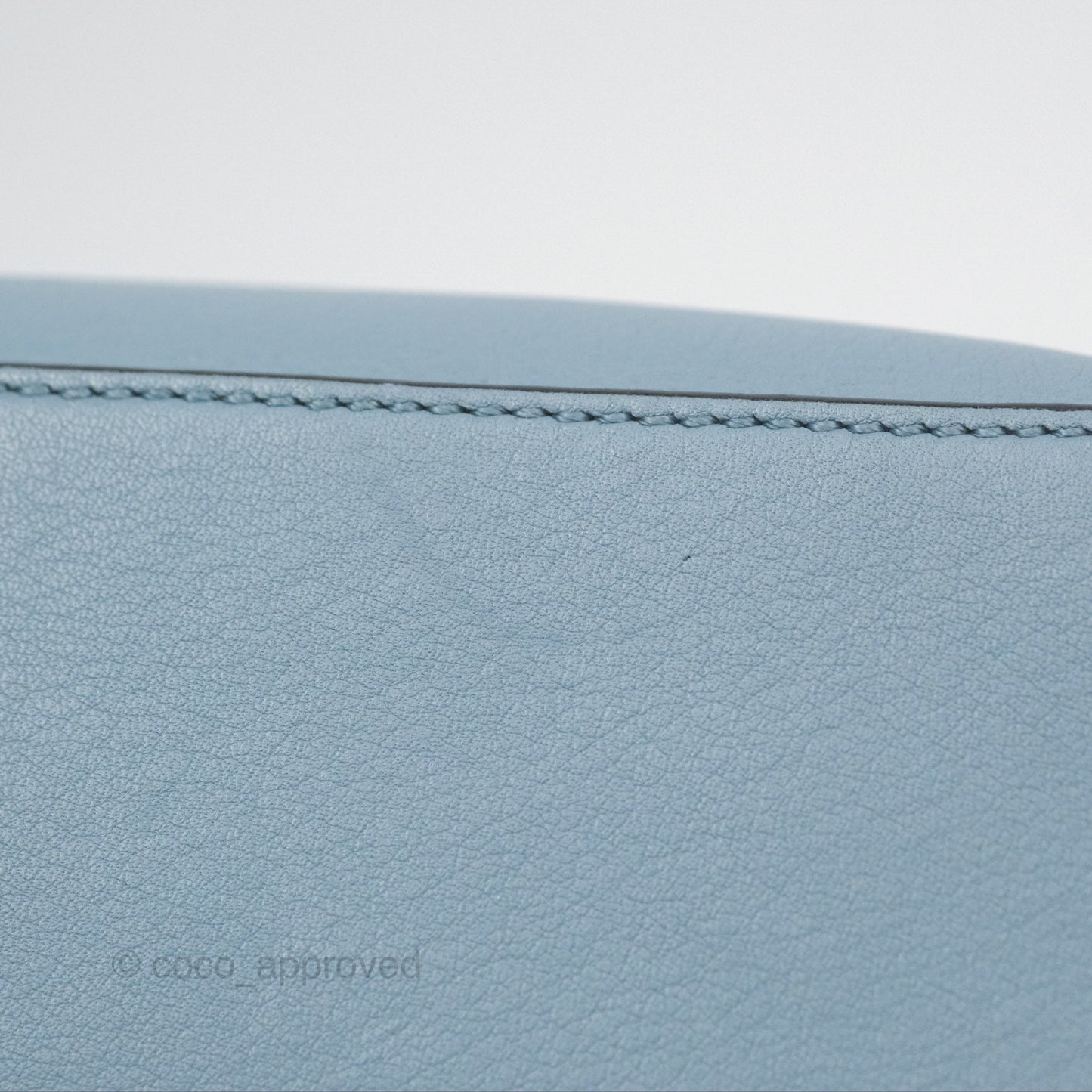 Loewe Small Puzzle Bag Stone Blue Calfskin