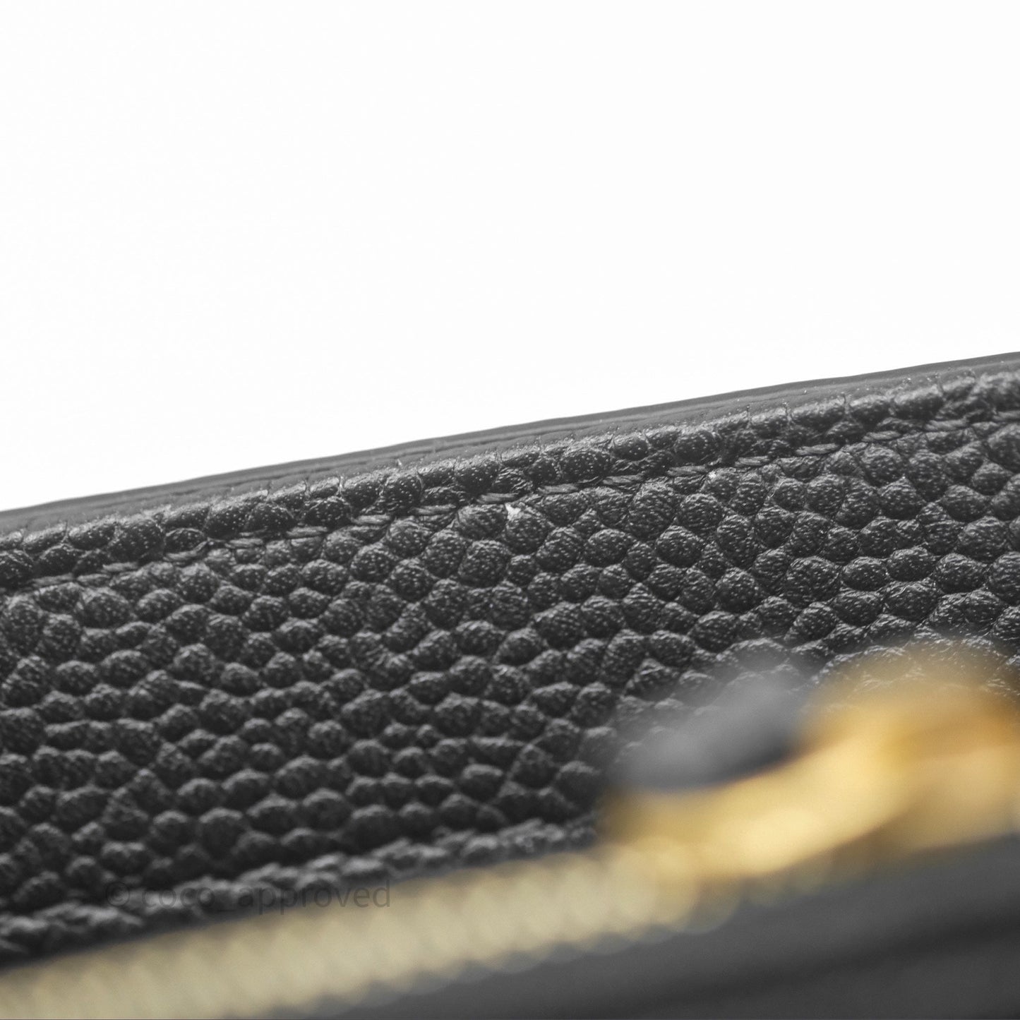 Chanel Small Chic Affinity Grained Calfskin Black Aged Gold Hardware