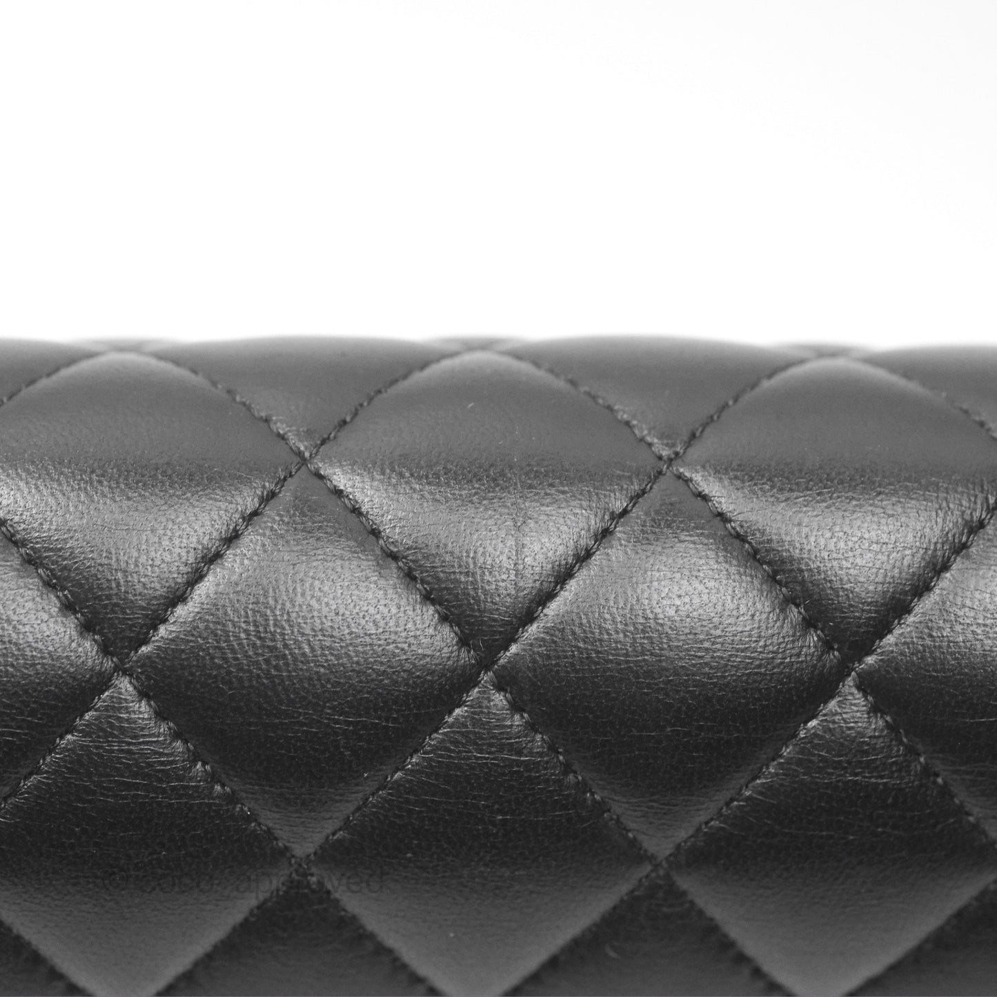 Chanel Small Classic Quilted Flap Black Lambskin Gold Hardware
