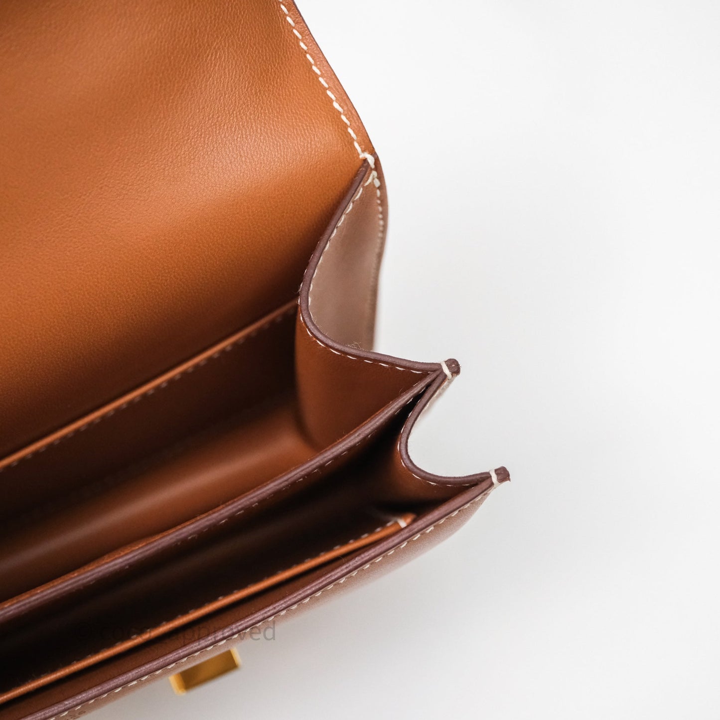 Hermès Constance Mini Smooth Barenia Leather Gold Hardware