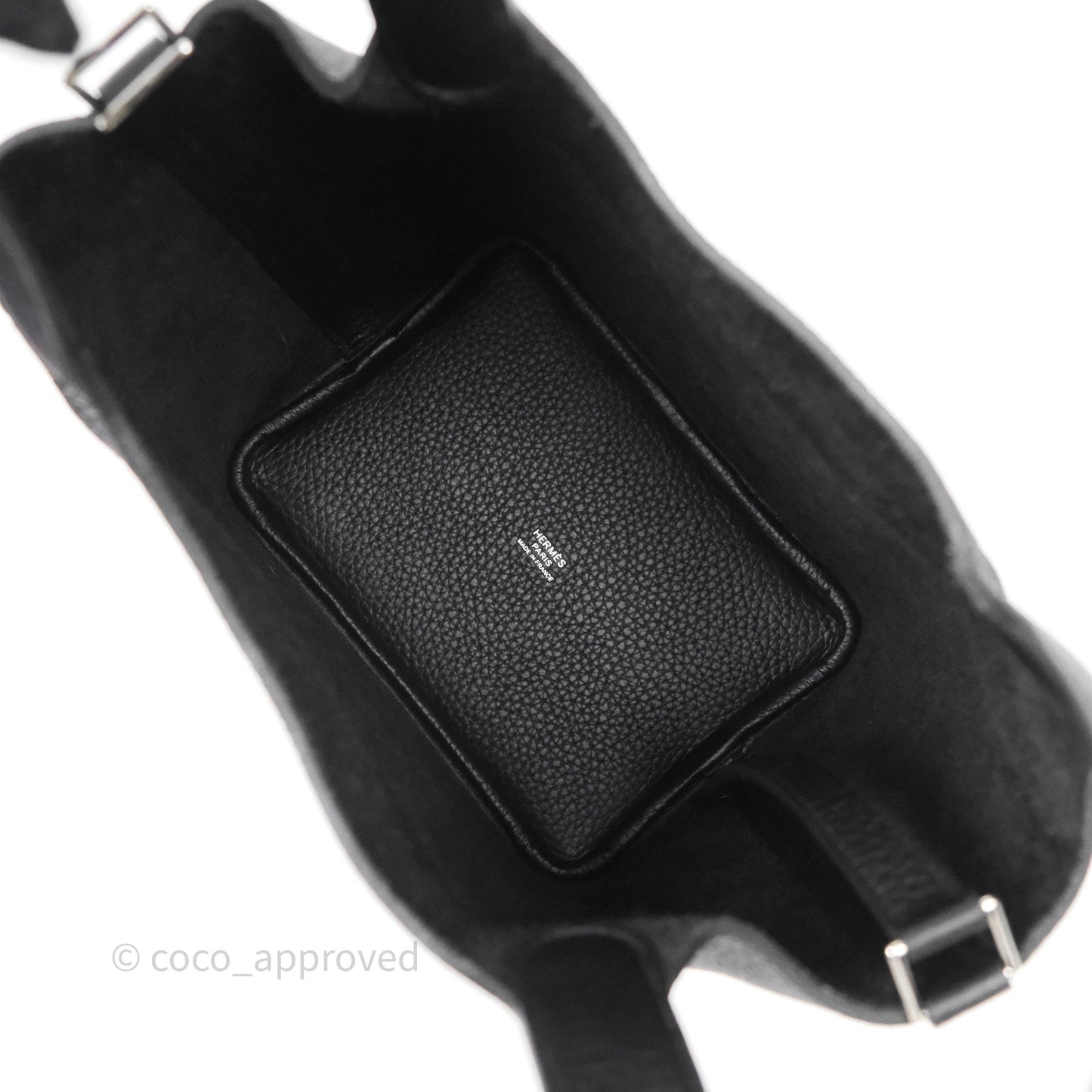 Hermès Picotin 18 Black Noir 89 Clemence Palladium Hardware