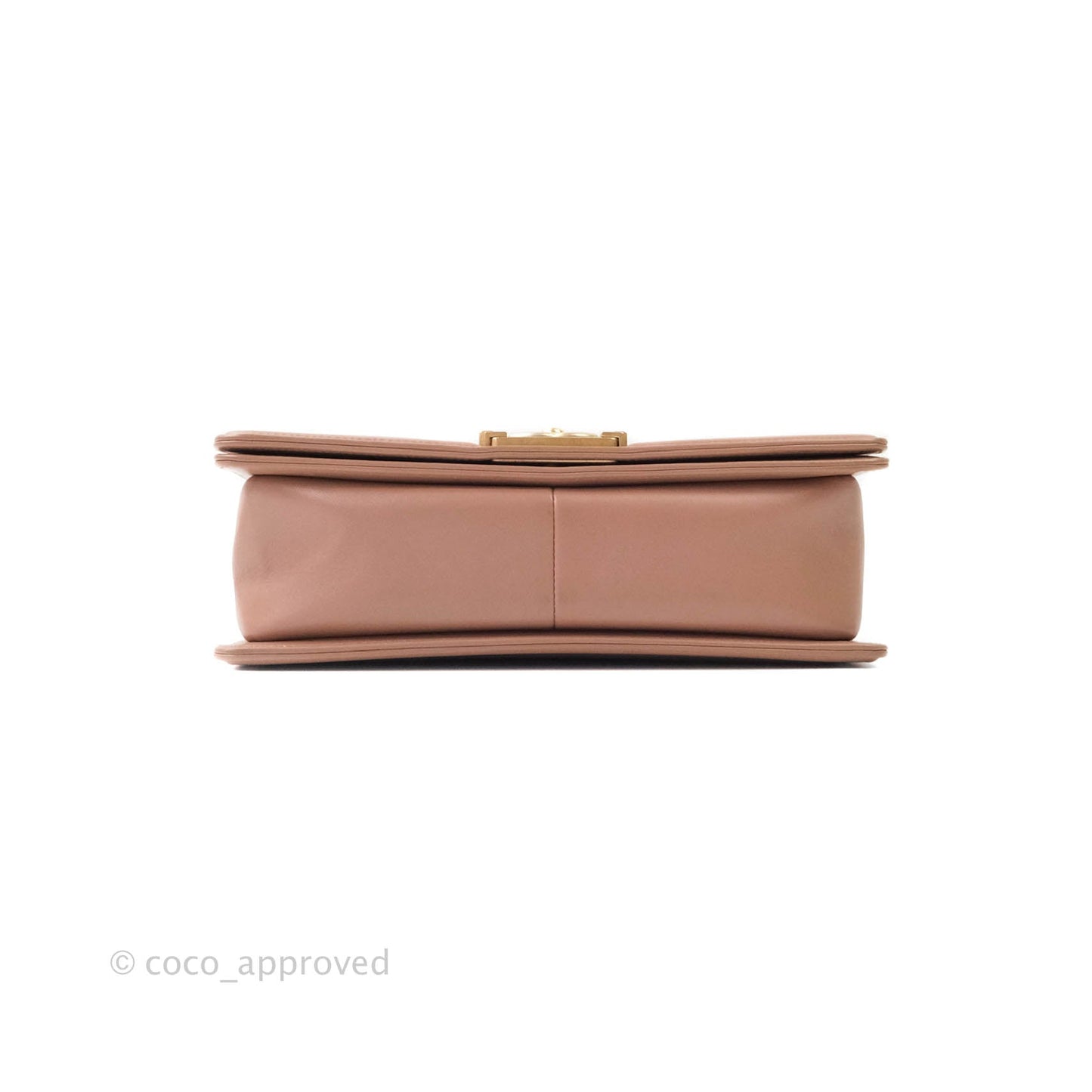 Chanel Quilted Medium Lambskin Boy Flap Pink Aged Gold Hardware