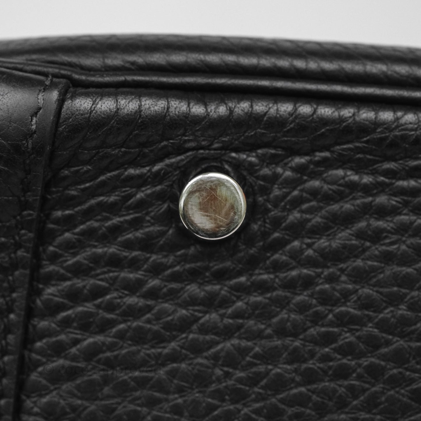 Hermès Lindy 30 Black Clemence Palladium Hardware