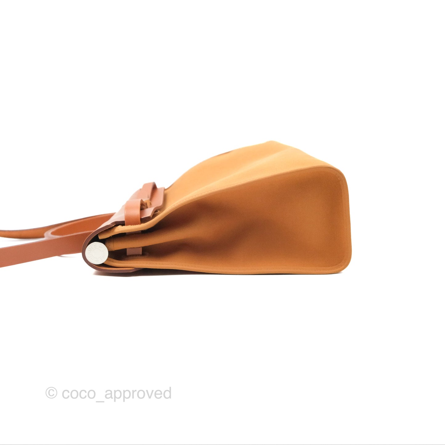 Hermès Herbag Zip 31 Dune Magnolia Fauve Canvas Palladium Hardware