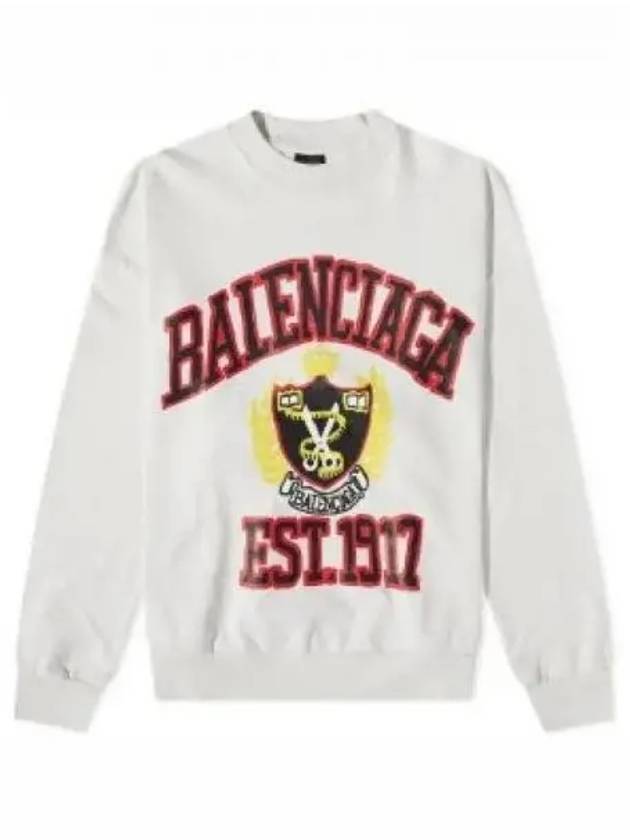 Luxury Balenciaga Graphic Printing Sweatshirt White