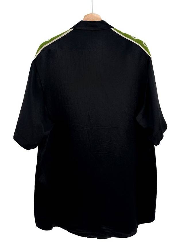 Luxury Gucci Trending 2025 48 Luxury Gucci Trending 2025 Men s Oversized Side Logo Acetate Short Sleeve Shirt