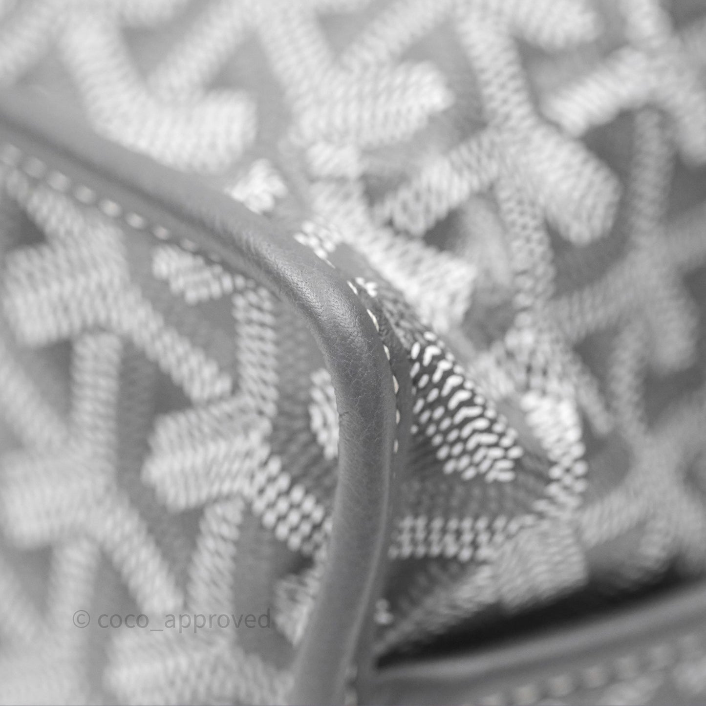 Goyard Anjou Mini Bag Goyardine Canvas Grey