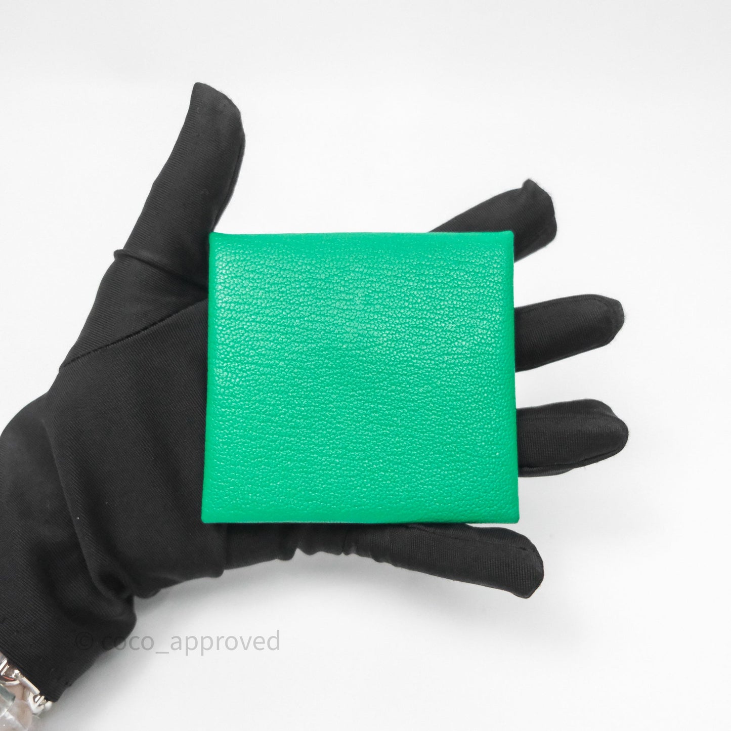 Hermès Bastia Coin Purse Green