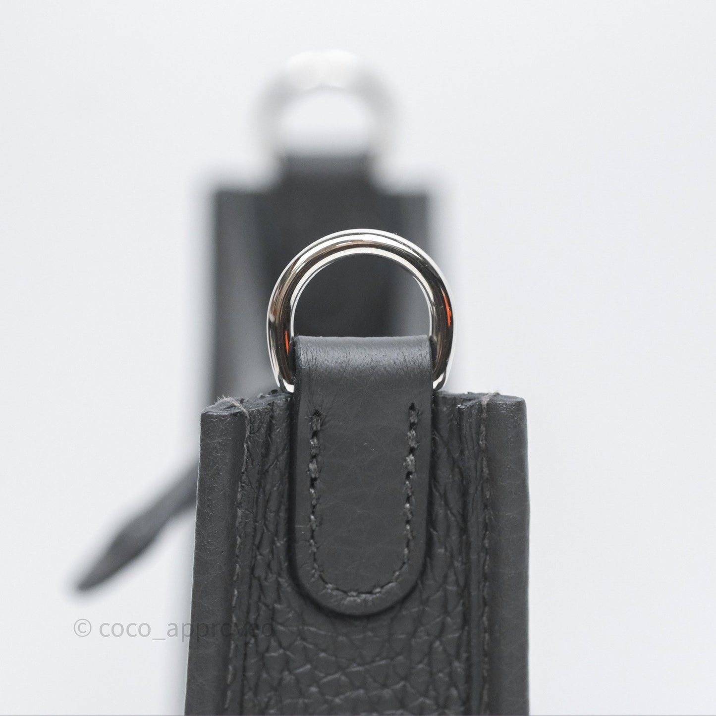 Hermès Mini Evelyne 16 Dark Bronze O0 Clemence Palladium Hardware