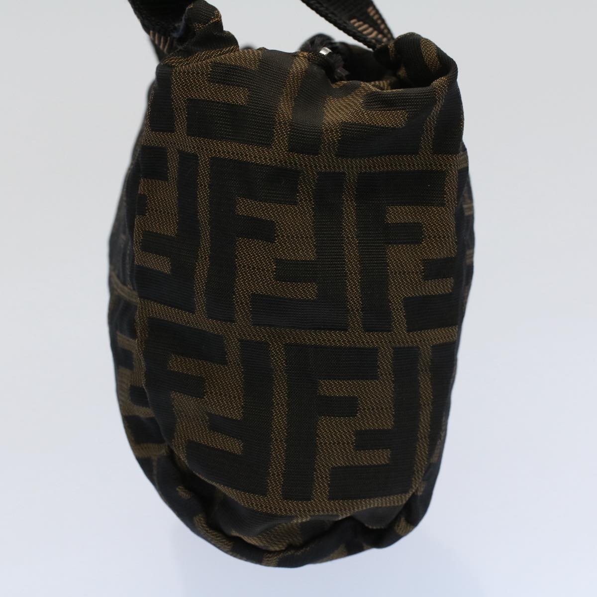 Luxury FendiZucca Canvas Hand Bag Black Brown59091
