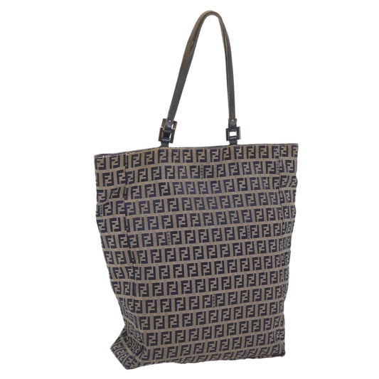 Luxury FendiZucchino Canvas Tote Bag Navy59092