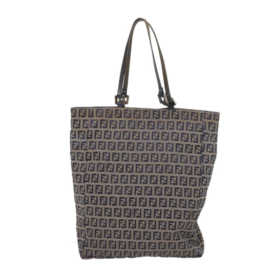 Luxury FendiZucchino Canvas Tote Bag Navy59092