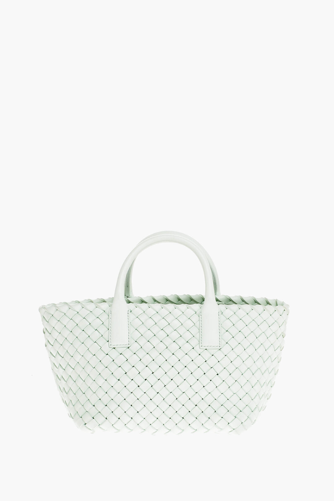 Luxury Bottega Veneta Braided Leather Cabat Tote Bag With Removable Shoulder Strap