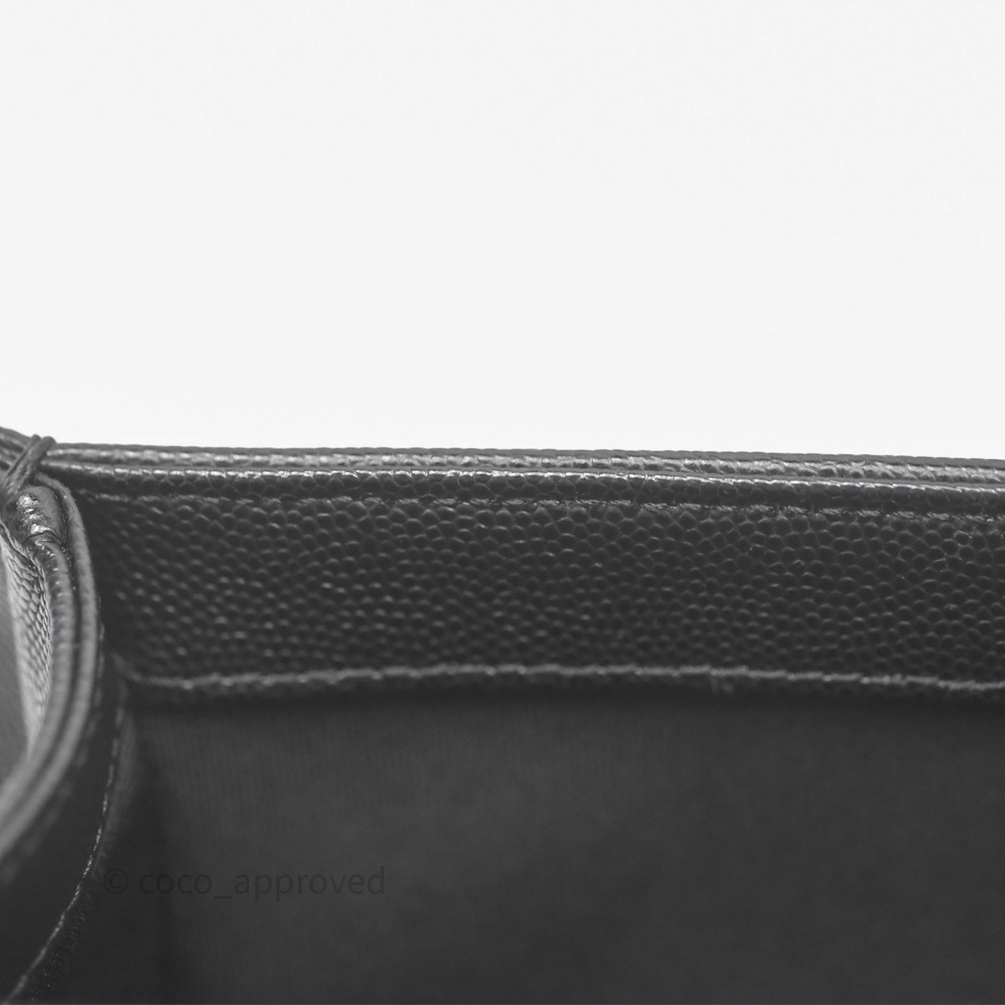 Chanel Quilted Medium Boy Black Caviar Ruthenium Hardware