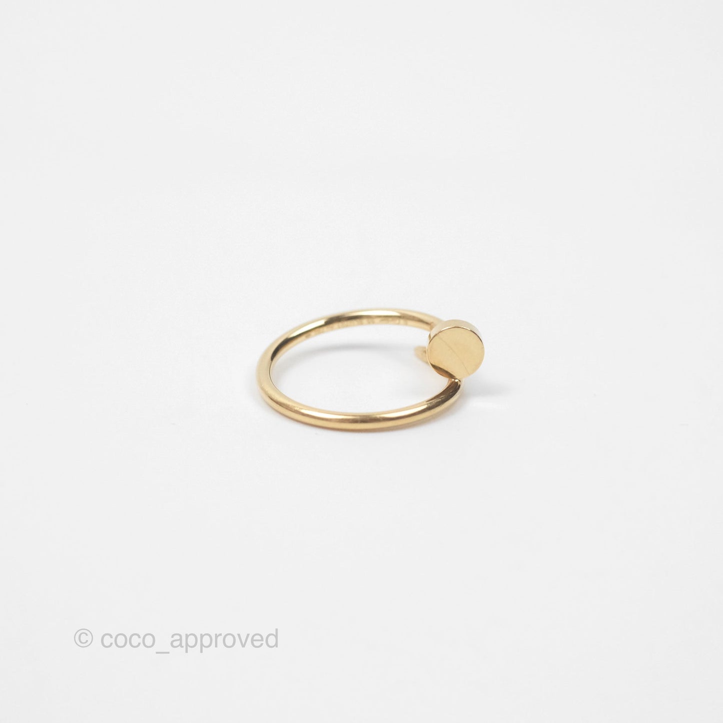 Cartier Juste un Clou Ring Small Model Yellow Gold Size 55