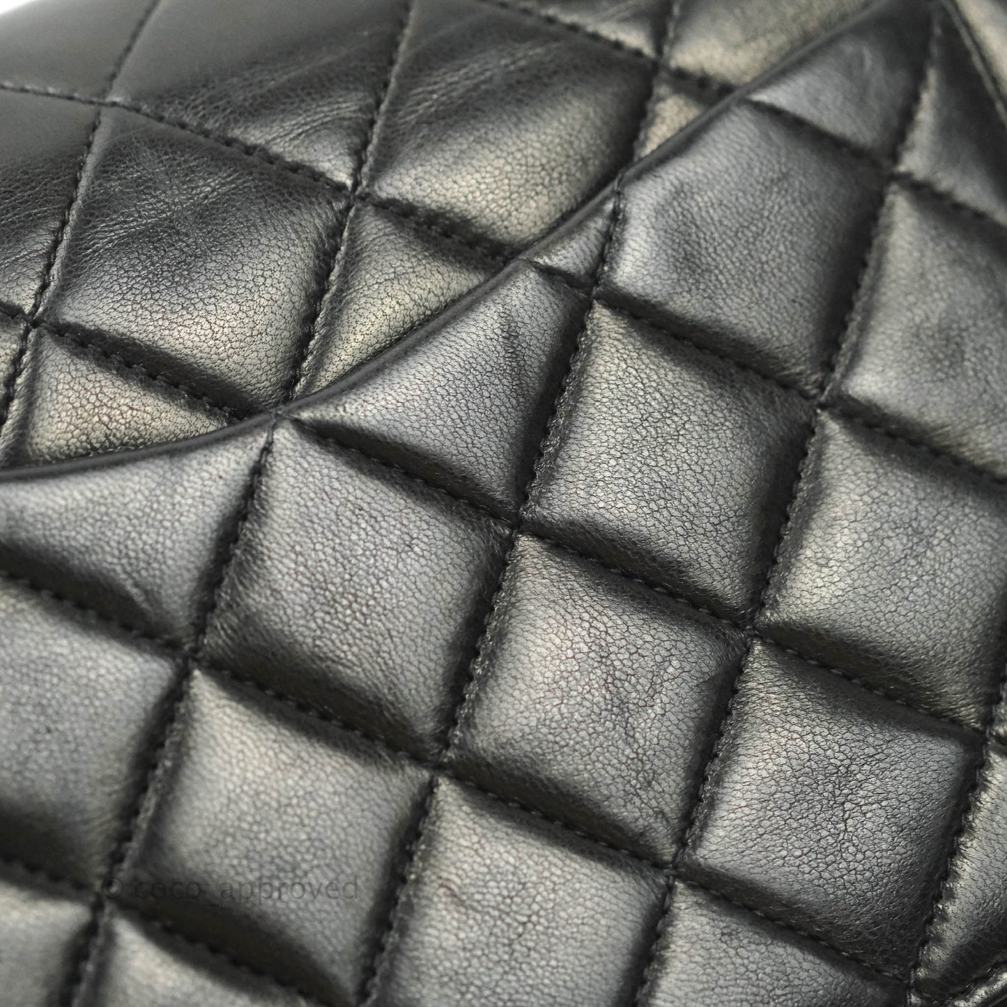 Chanel Classic Vintage Small S/M Flap Black Lambskin 24K Gold Hardware