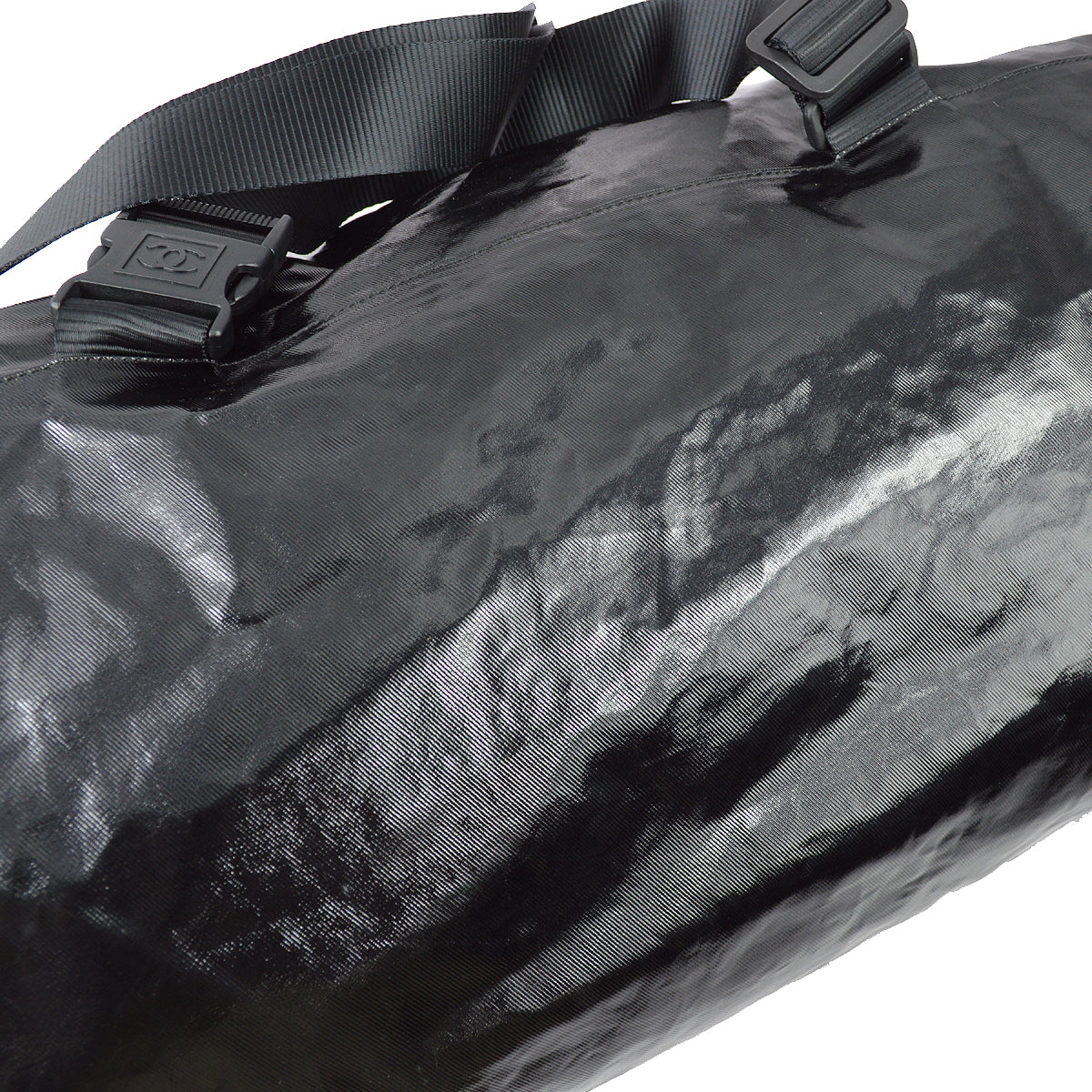 Luxury Chanel 2006-2008 Sports Line Black Vinyl Boston 55