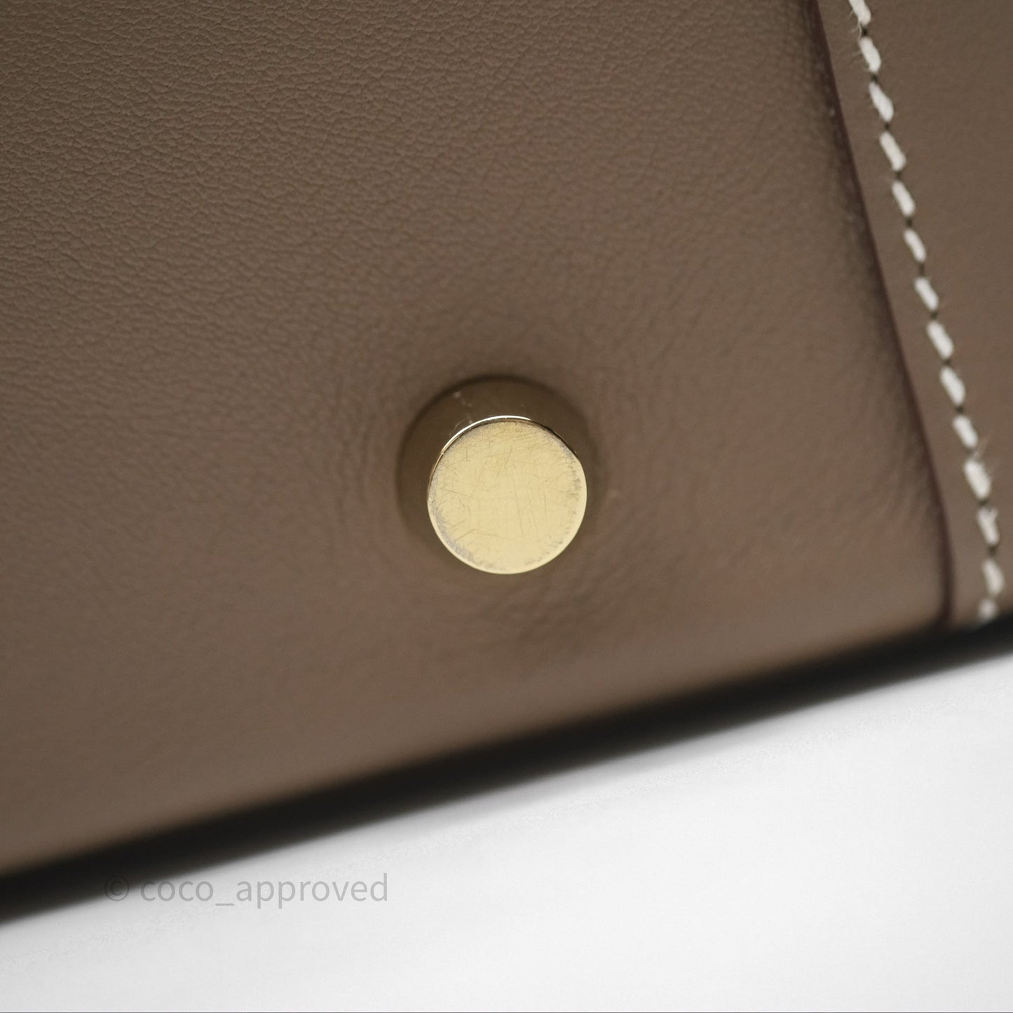 Hermès Lindy 30 Etoupe 18 Swift Gold Hardware