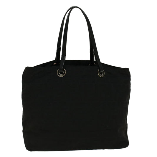 Luxury FendiZucca Canvas Hand Bag Nylon Black59250