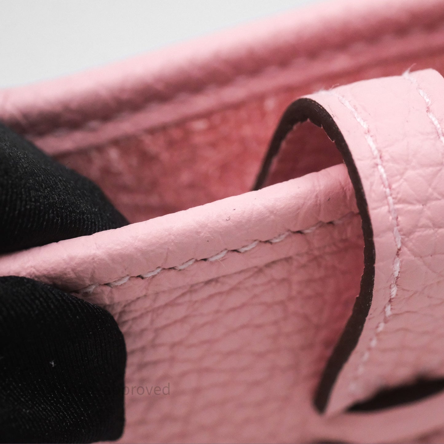 Hermès Mini Evelyne 16 Sakura/Rose Clemence Palladium Hardware