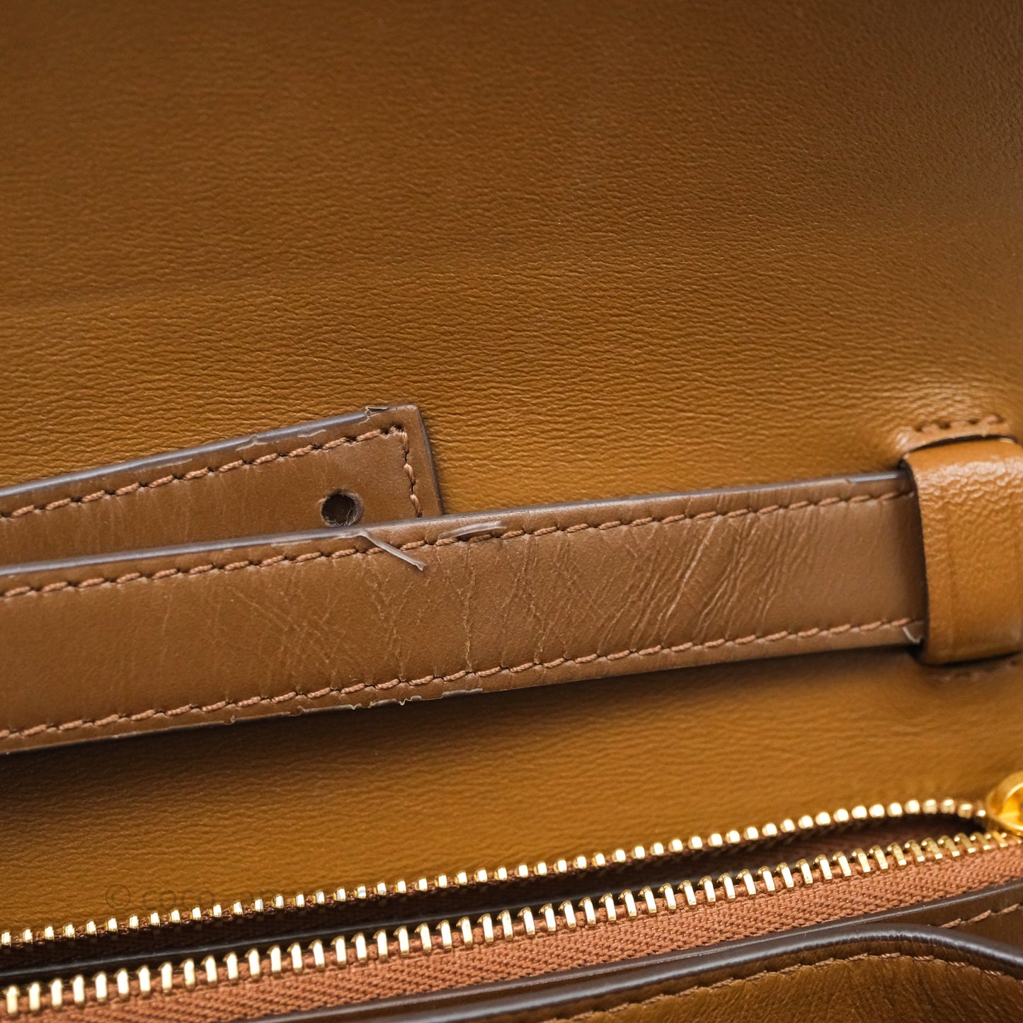 Celine Medium Classic Box Flap Caramel Calfskin