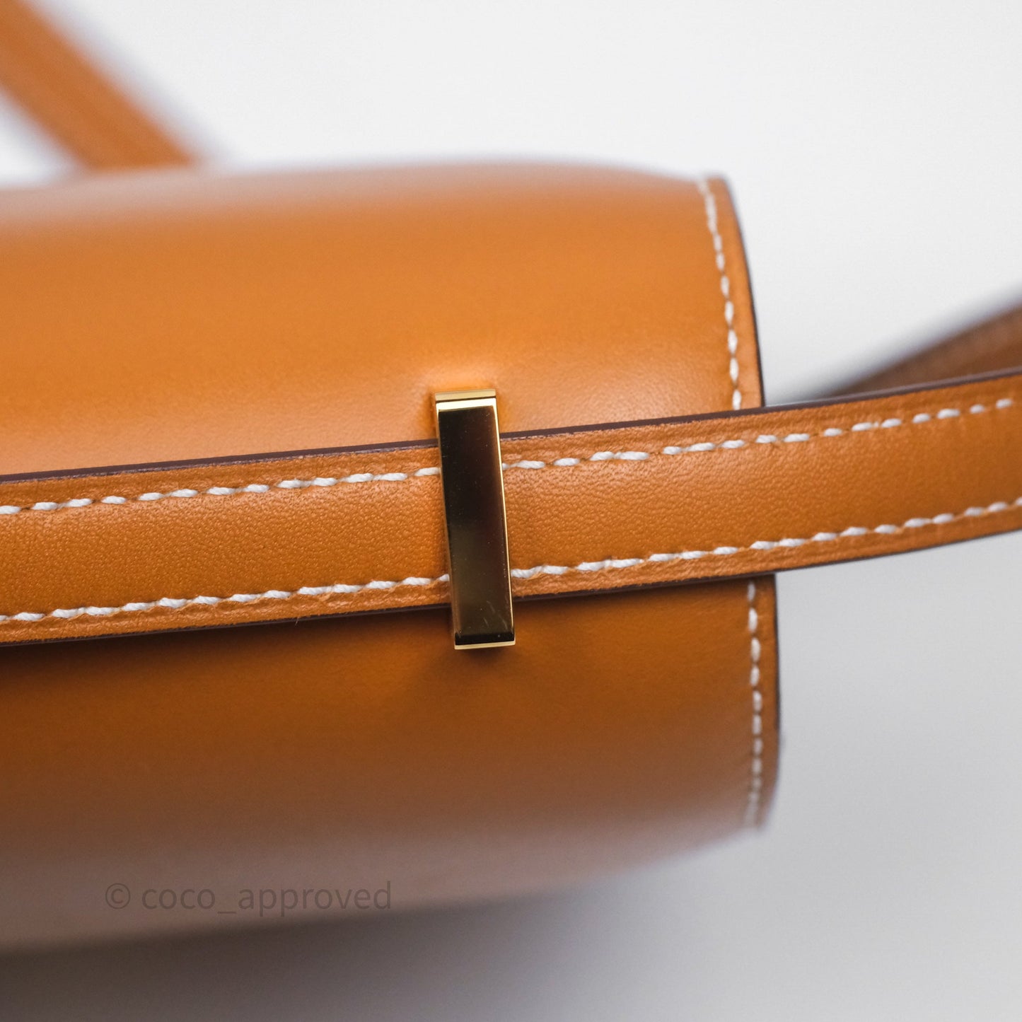 Hermès Constance Mini 18cm Naturel-Sablé 21 Butler Gold Hardware
