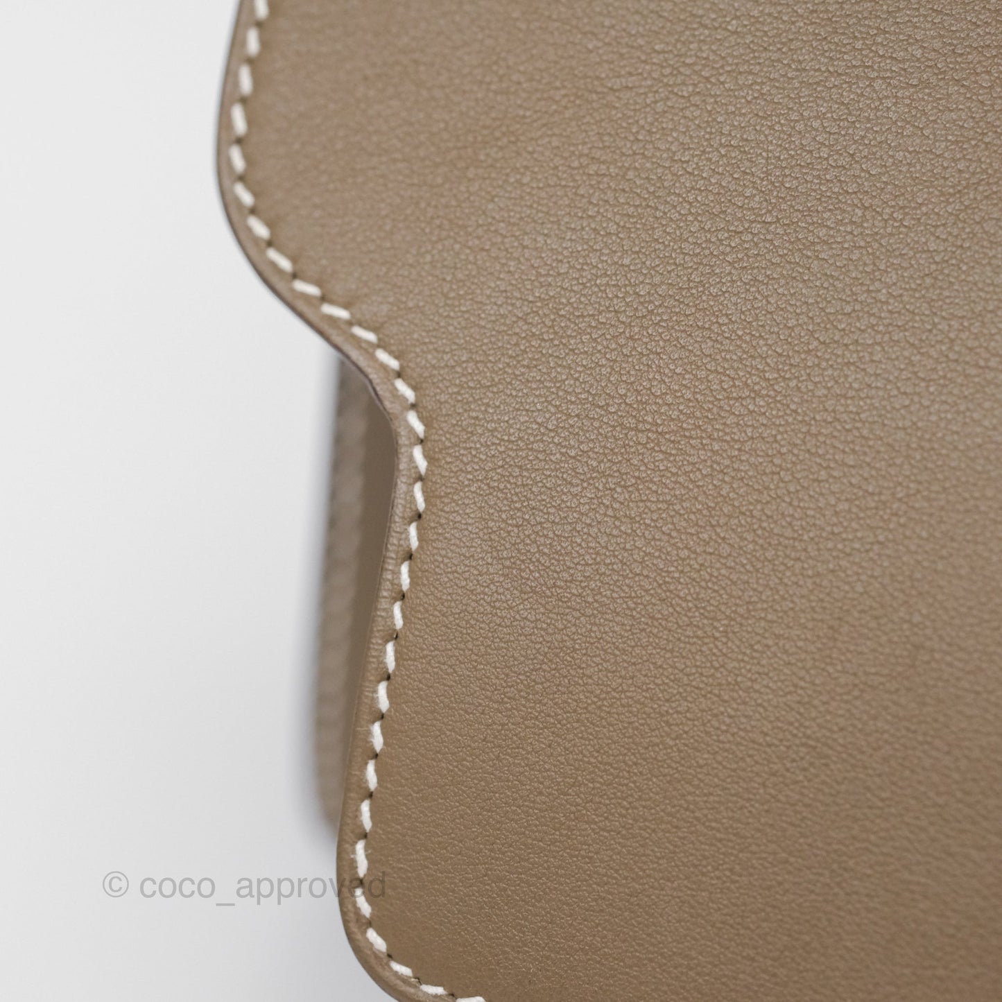 Hermès Roulis Mini 18 Etoupe 18 Swift Gold Hardware