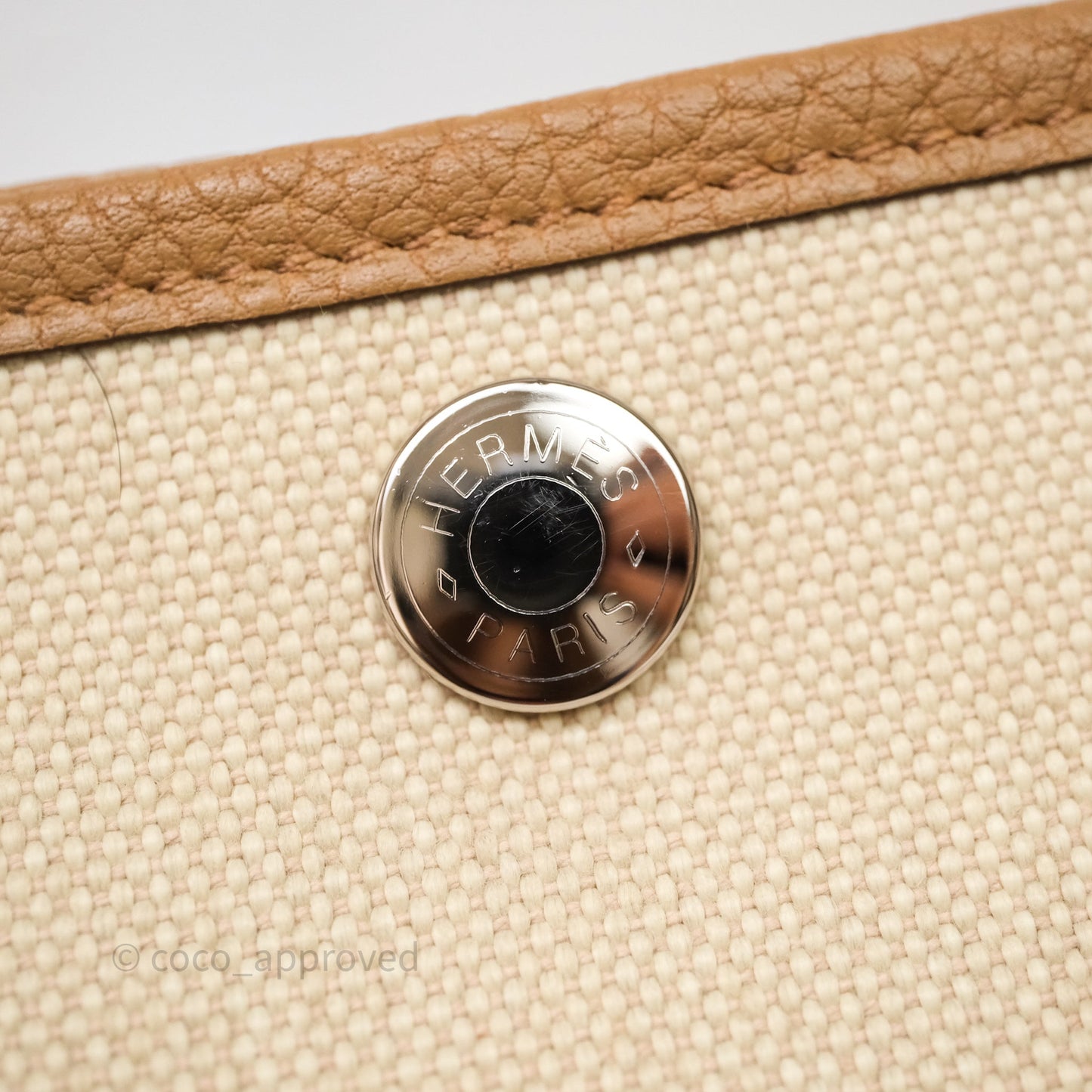 Hermès Garden Party 30 Beton 8L/Biscuit 48 Canvas