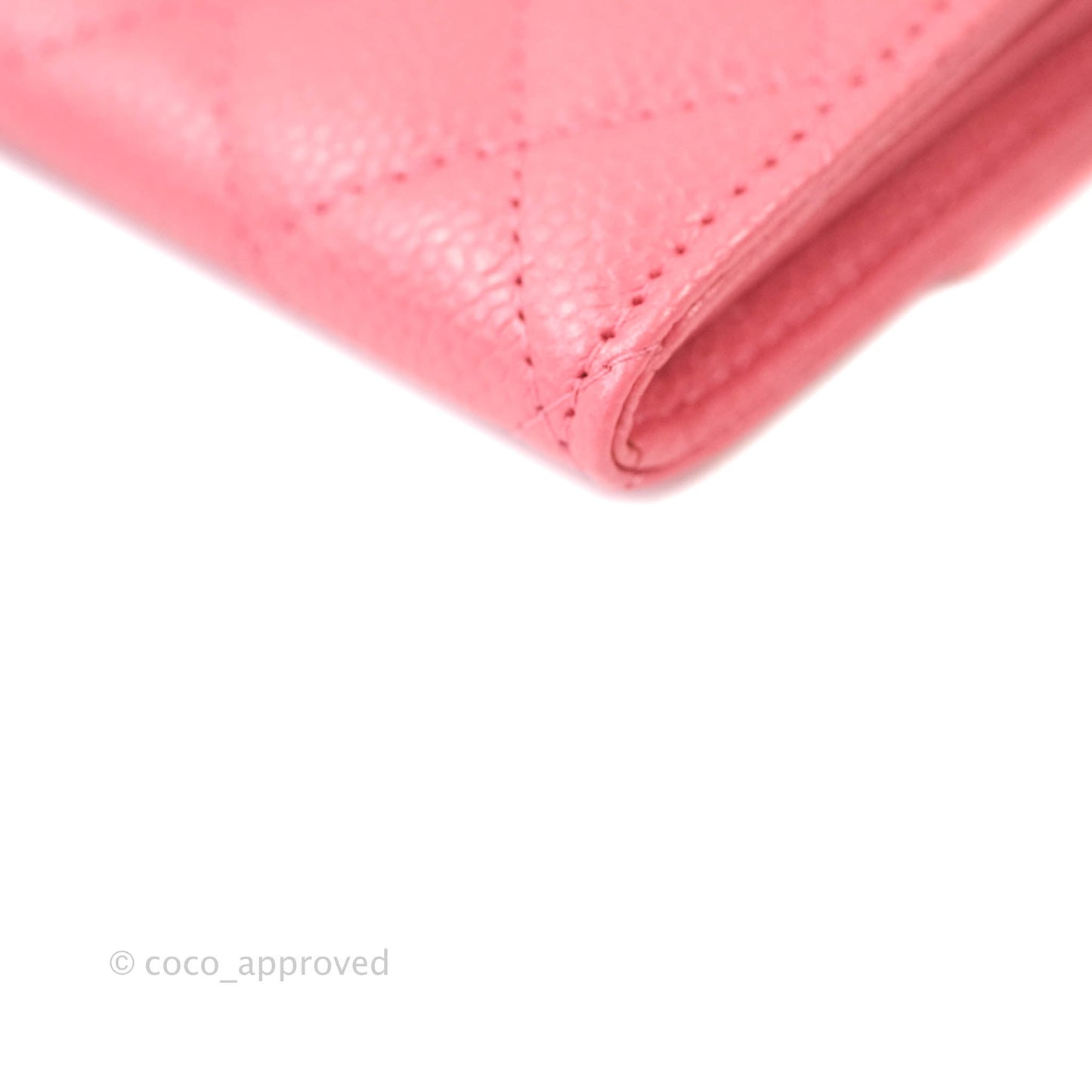 Chanel Classic Flap Wallet Pink Caviar Gold Hardware⁣ 18S